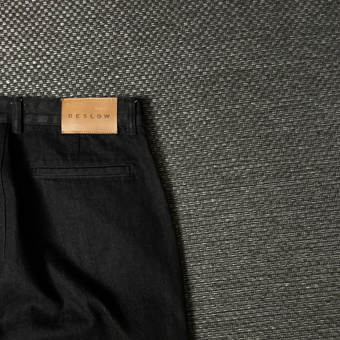 (32) 비슬로우 와이드 핀턱 데님 팬츠 상품이미지8