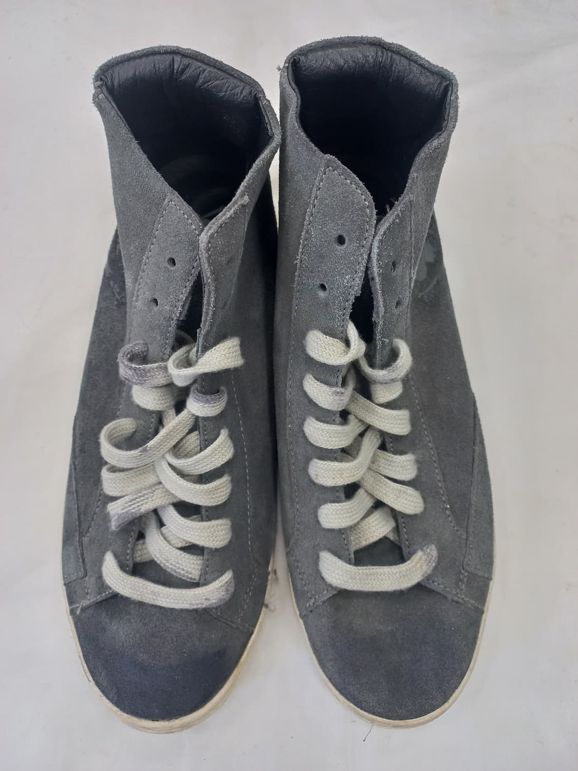 하이드로겐 스컬 로고 스웨이드 하이탑 스니커즈 265mm 상품이미지1