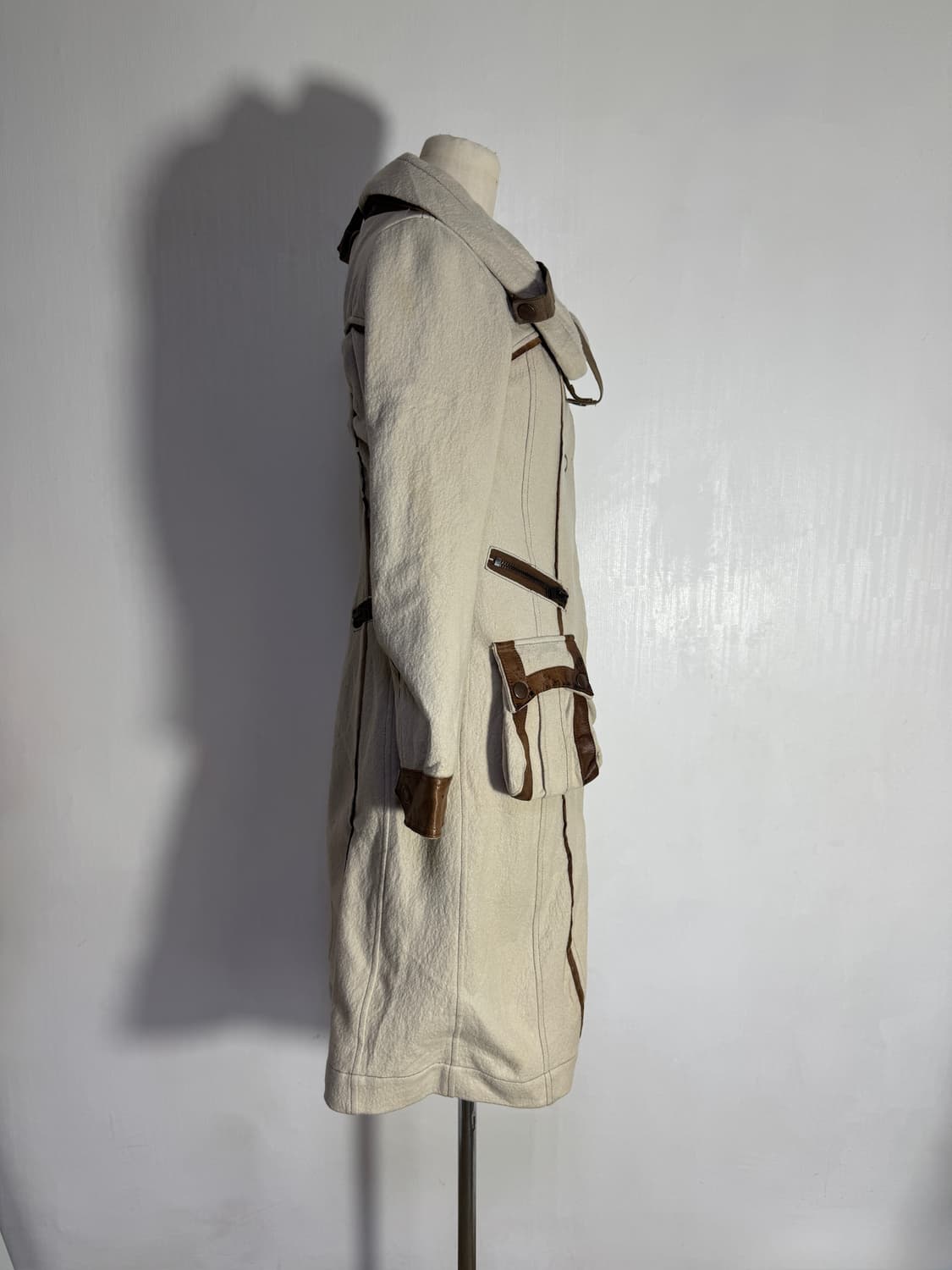 Luxxm 밀리터리 베이스 아방가르드 코트 하라주쿠 y2k lgb goa 상품이미지3