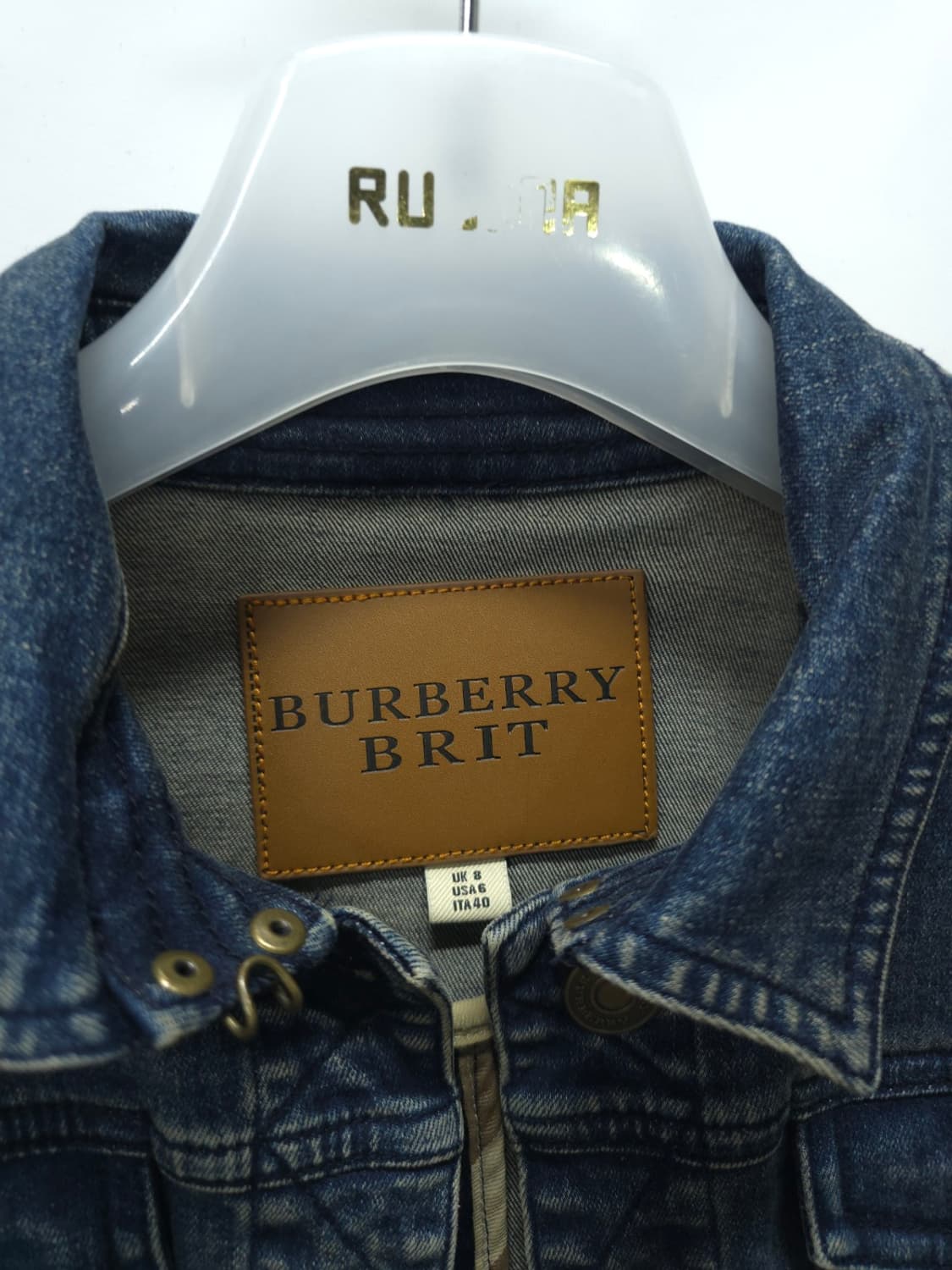 버버리브릿 데님트러커 청자켓 (여성55) 상품이미지2