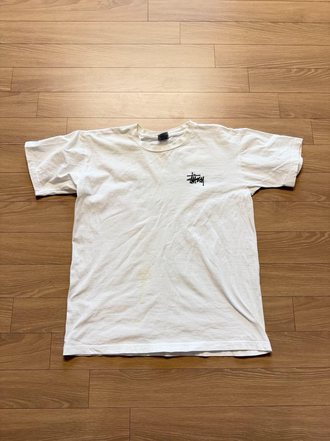 00s 스투시 화이트 티셔츠 usa made 상품이미지1