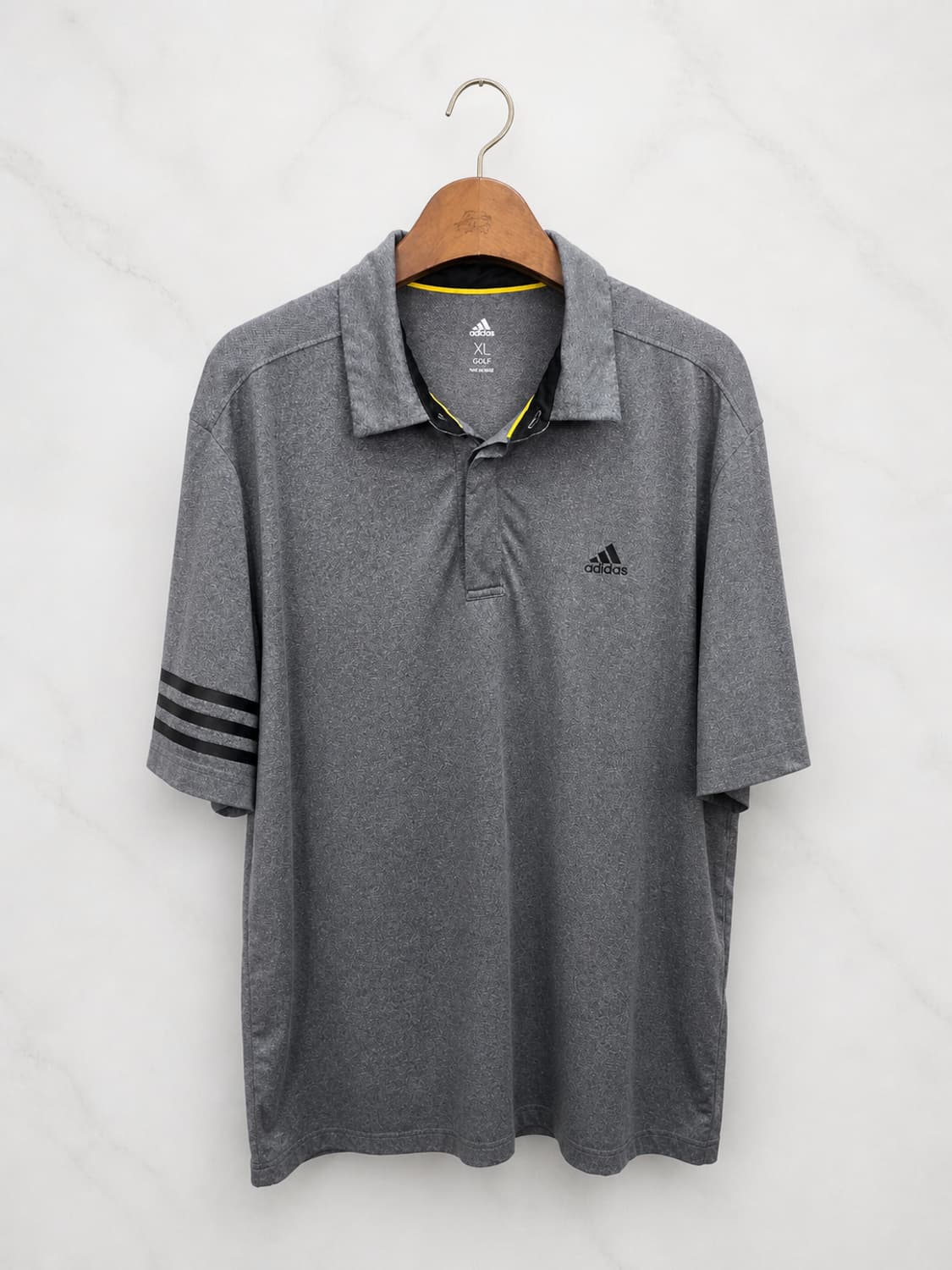 105,XL )) adidas 아디다스 카라 반팔티셔츠! 그레이 & 블랙 상품이미지1