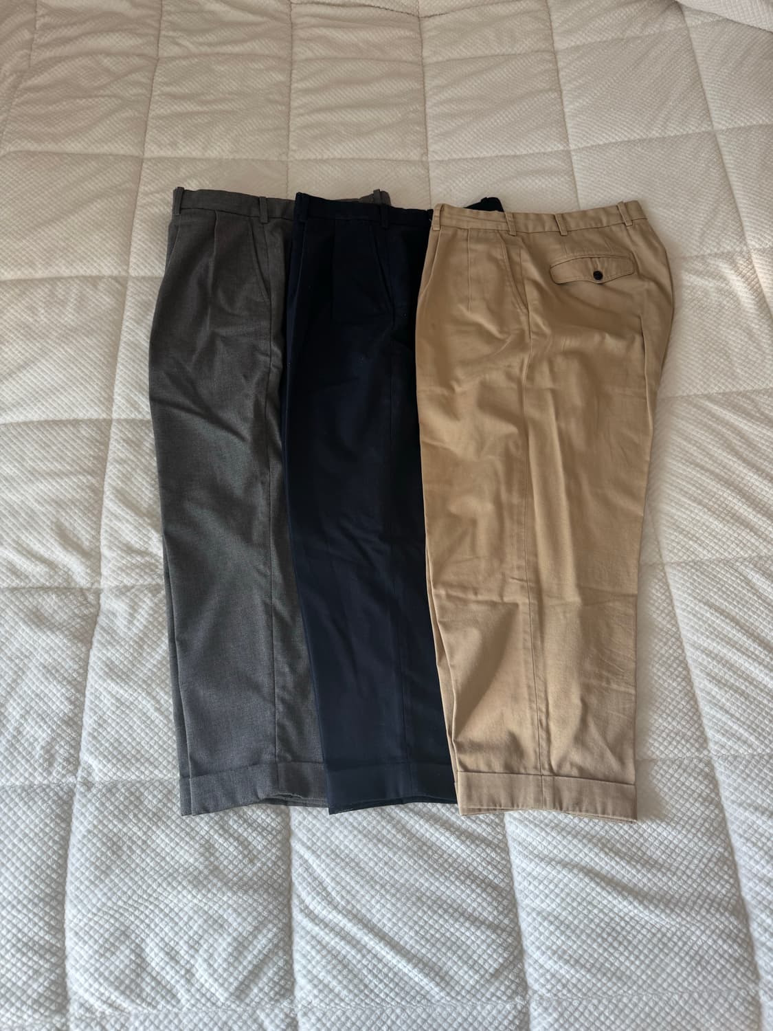 [BIG UNION] 빅유니온 투턱 앵클핏 치노&울 팬츠 (M-L) 상품이미지1