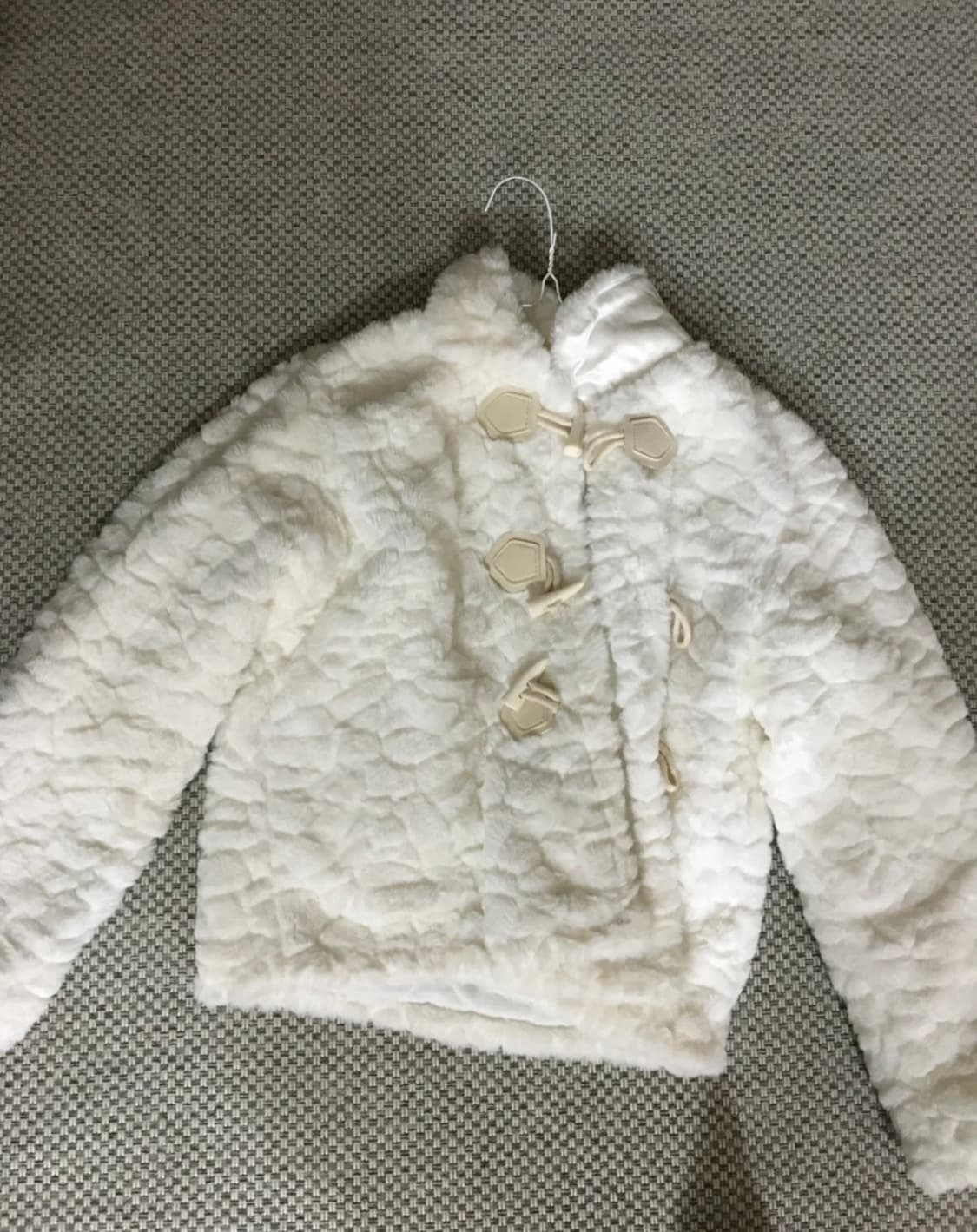 아이보리 양털 뽀글이 상품이미지1