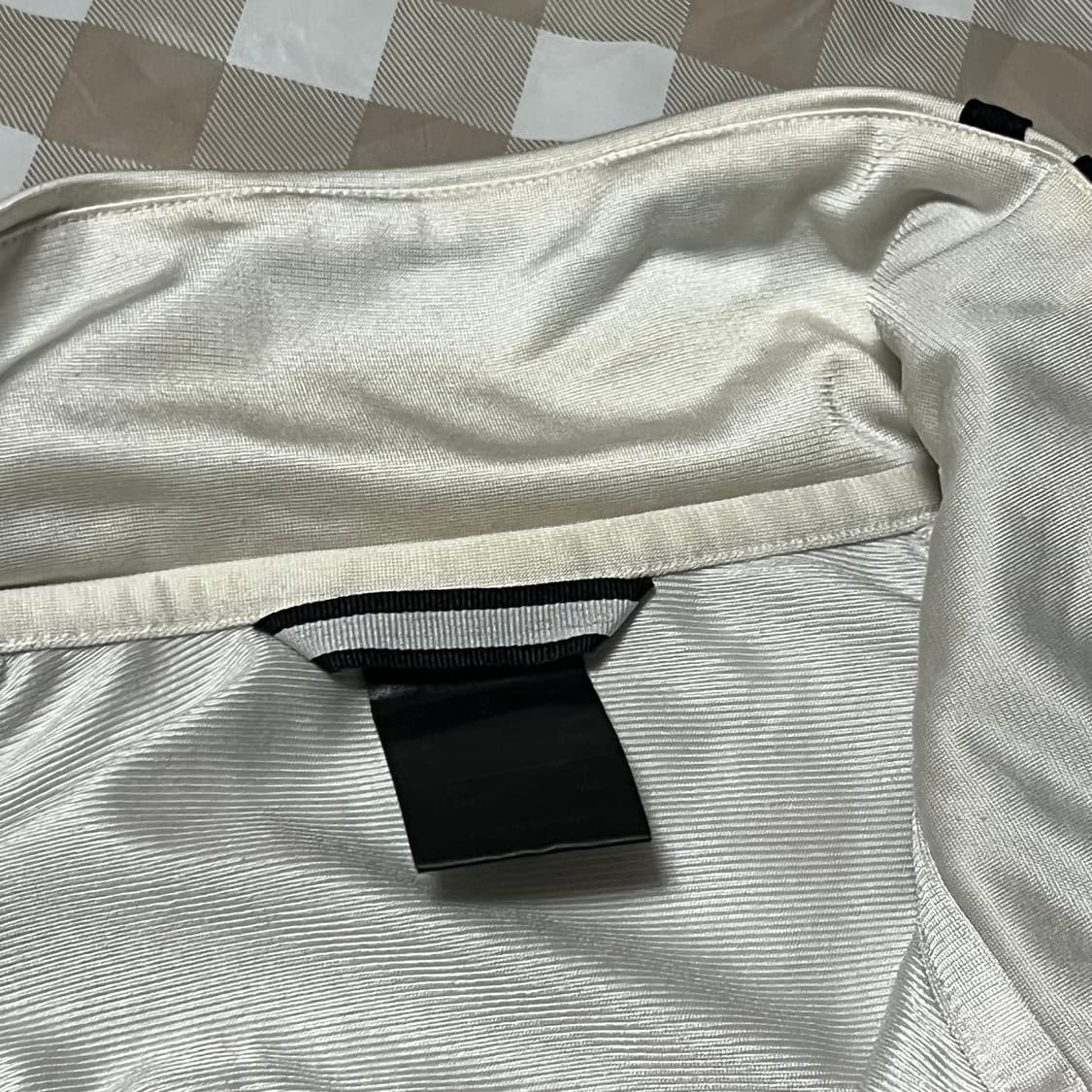 아디다스 빈티지 검흰 져지 XL 범고래 흰검 트랙탑 집업 Y2K 상품이미지3