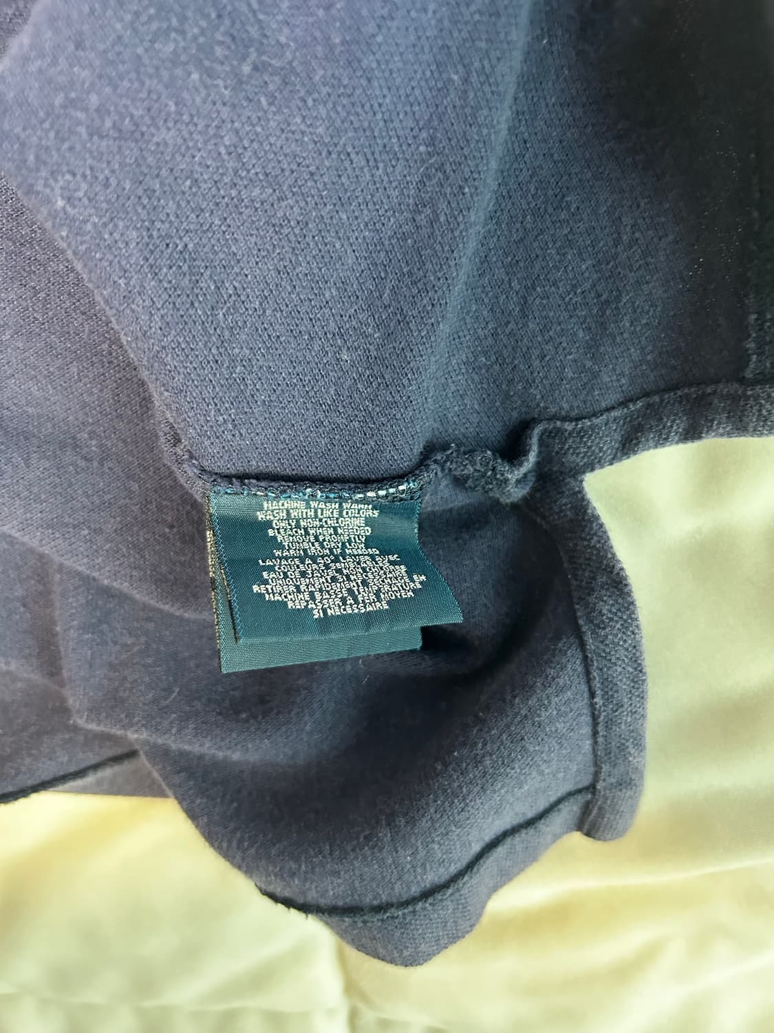 정품 희귀 폴로 치프키프 빅포니 더블포니 네이비 반팔 카라티 상품이미지3