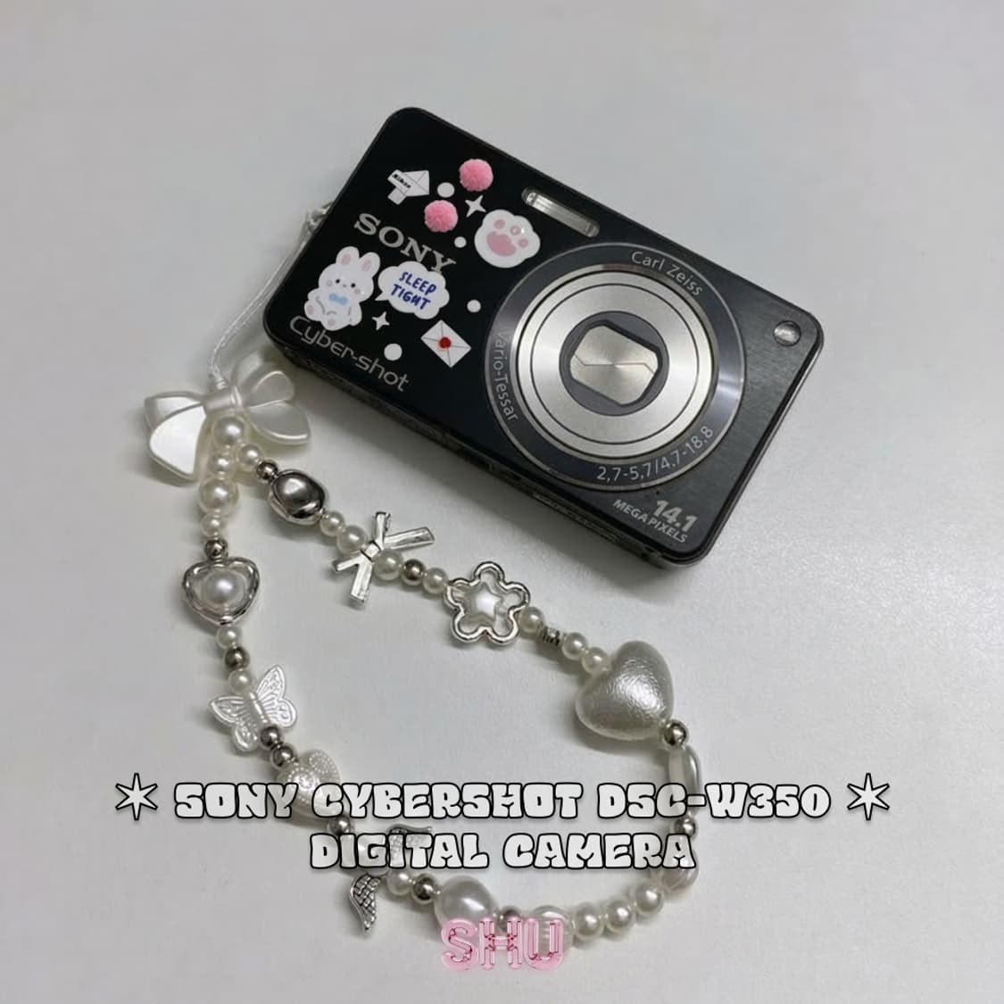 소니 사이버샷 DSC-W350 빈티지 디카 매트블랙  상품이미지1