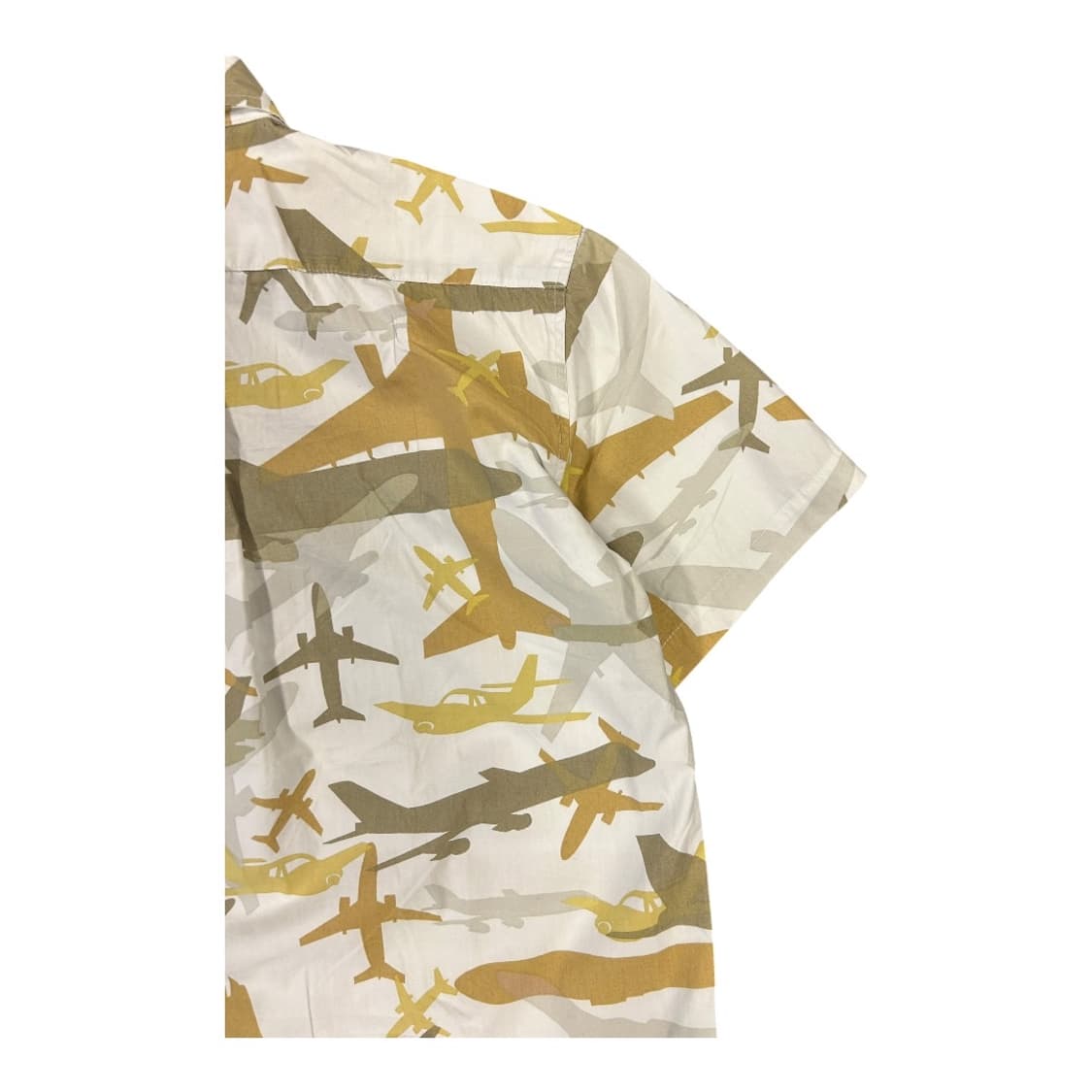 S) 스투시 00s USA 항공기 올오버 패턴 셔츠 TS-048 상품이미지6