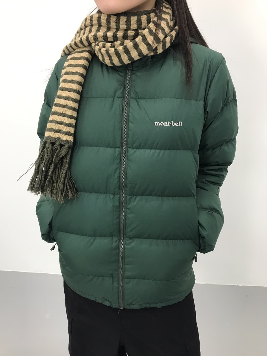  몽벨 그린 경량패딩 상품이미지1