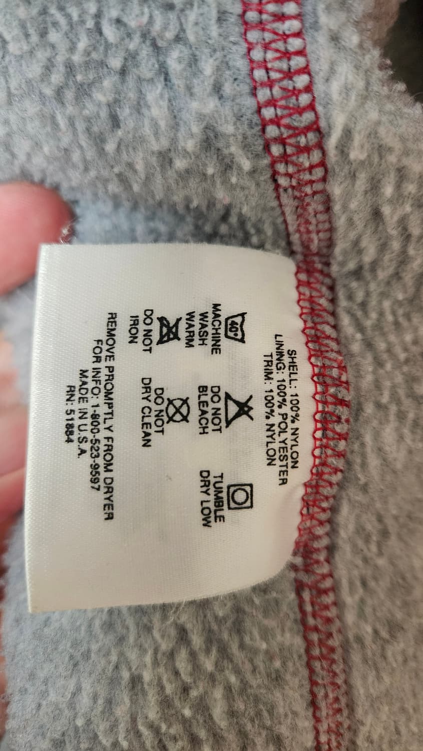 90s vtg 파타고니아 쉘드 신칠라 봄버자켓 퍼플 XXL 상품이미지4