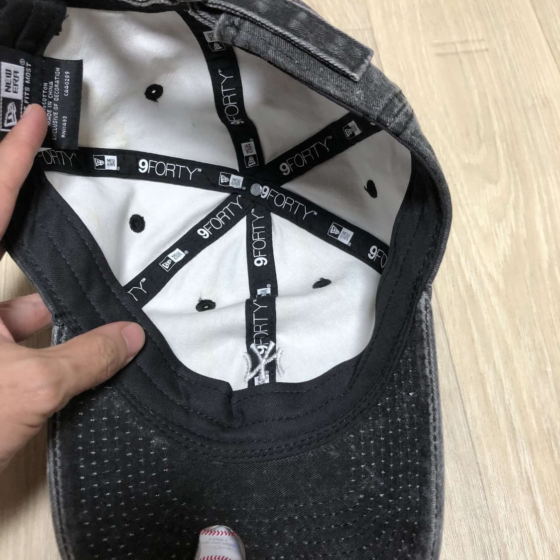 (ONE SIZE) 새상품 뉴에라 언스트럭쳐 뉴욕 이탈리안 워시드 볼캡 상품이미지6