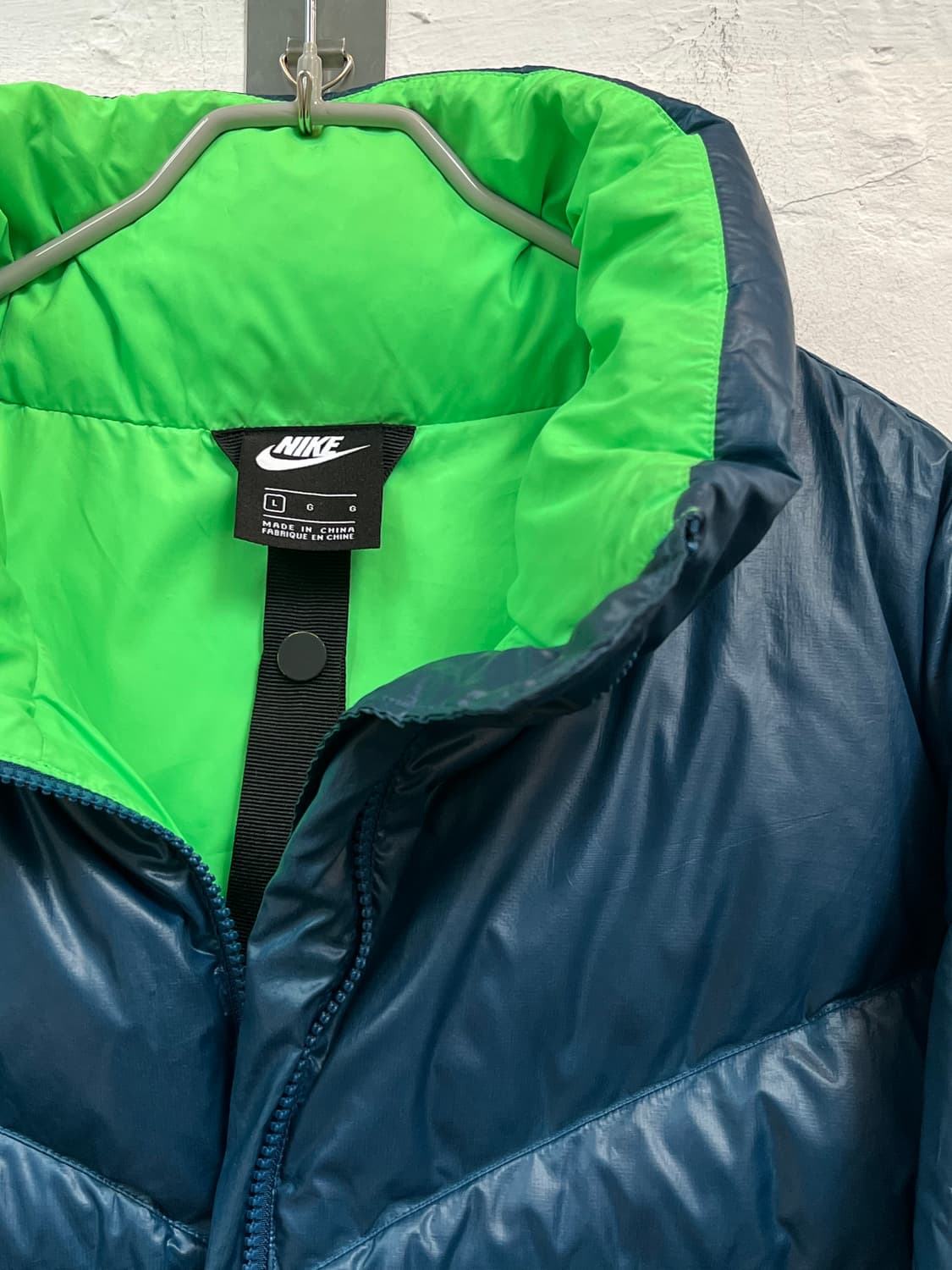 Nike NSW 덕다운 푸퍼 숏패딩 블루 Women L 상품이미지2