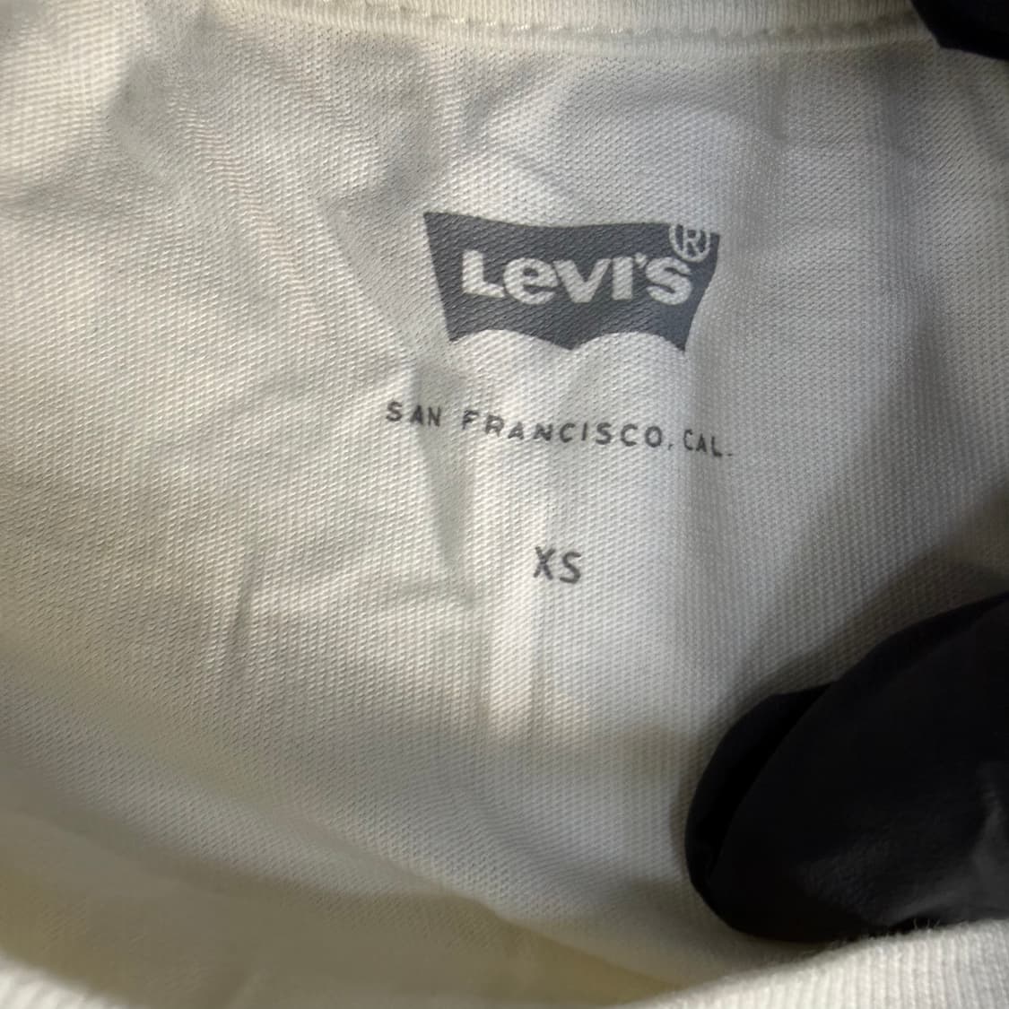 XS 리바이스 크롭 민소매 티셔츠 0204T2 상품이미지3