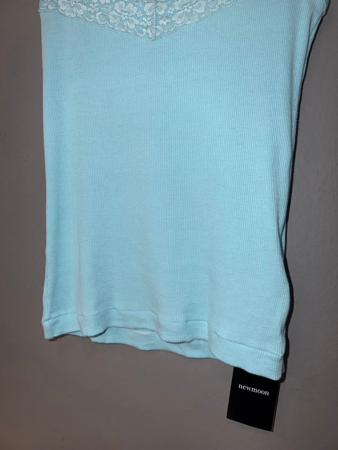 Sky blue lace detail sleeveless 상품이미지7
