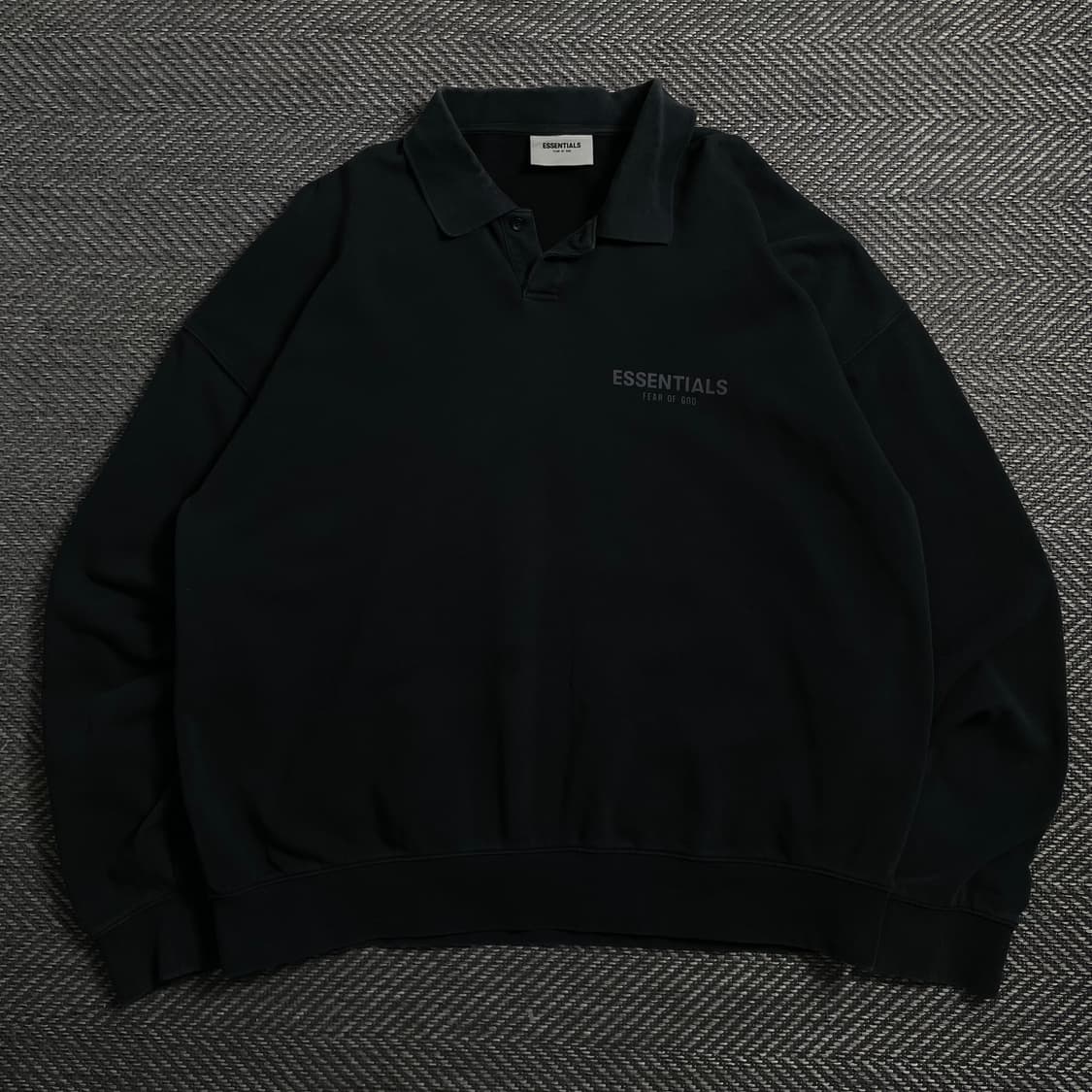 피어오브갓 에센셜 박시핏 롱슬리브 블랙 o 4080 상품이미지3