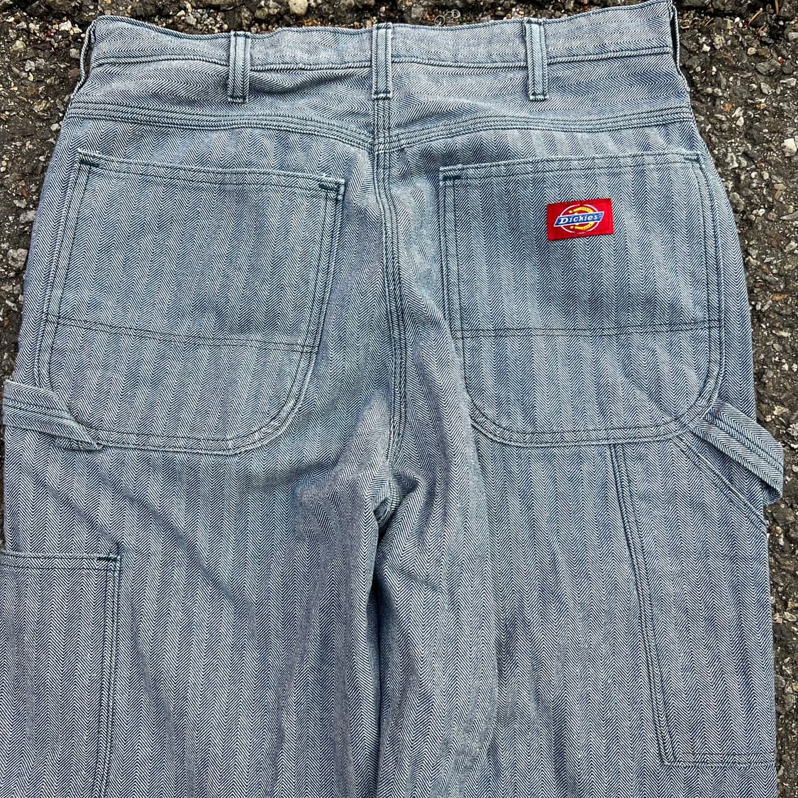 (30) 90년대 헤링본 스트라이프 패턴이 매력적인 데님 팬츠 상품이미지6