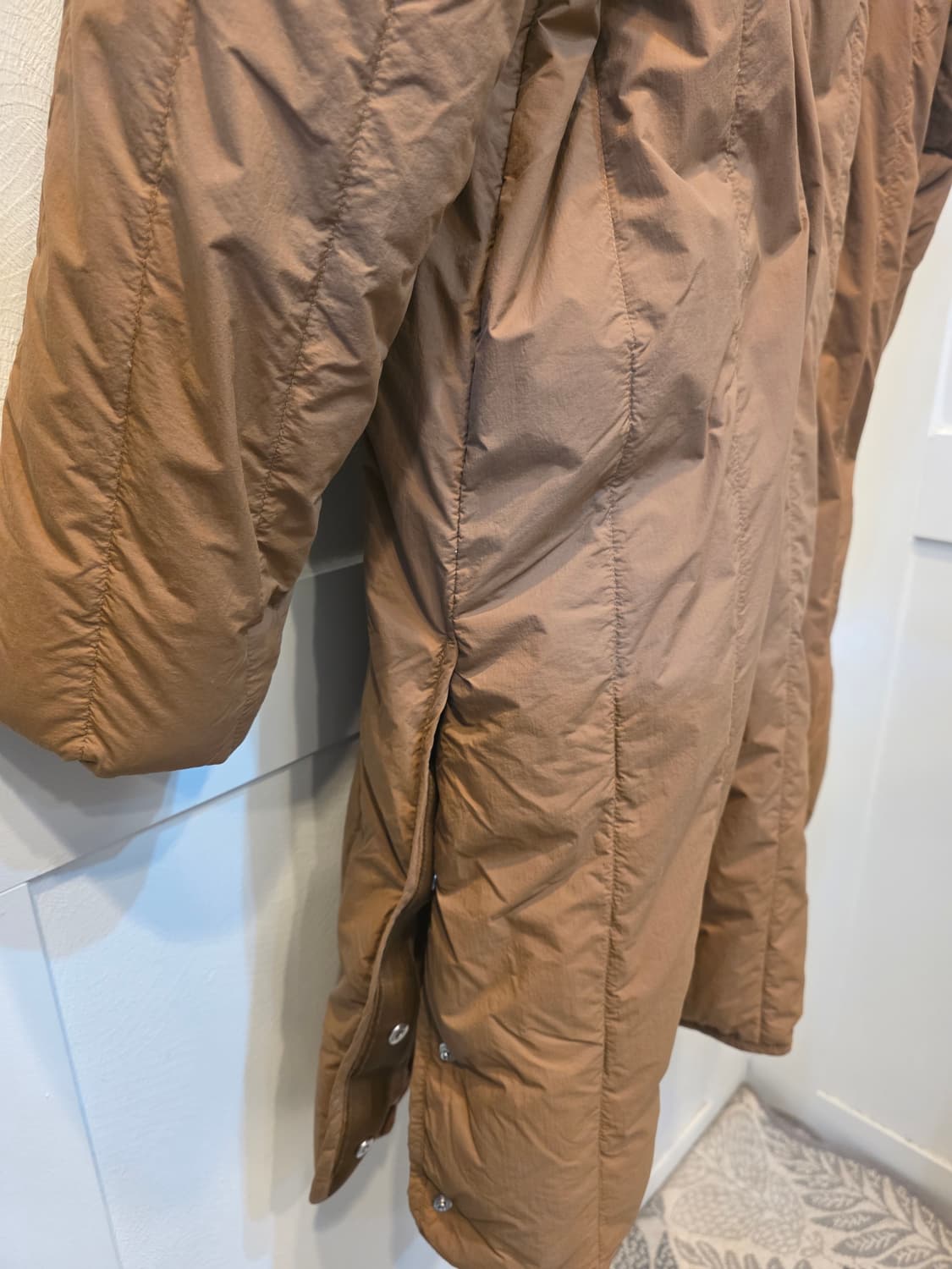 코오롱스포츠 브라운 패딩 코트 상품이미지6