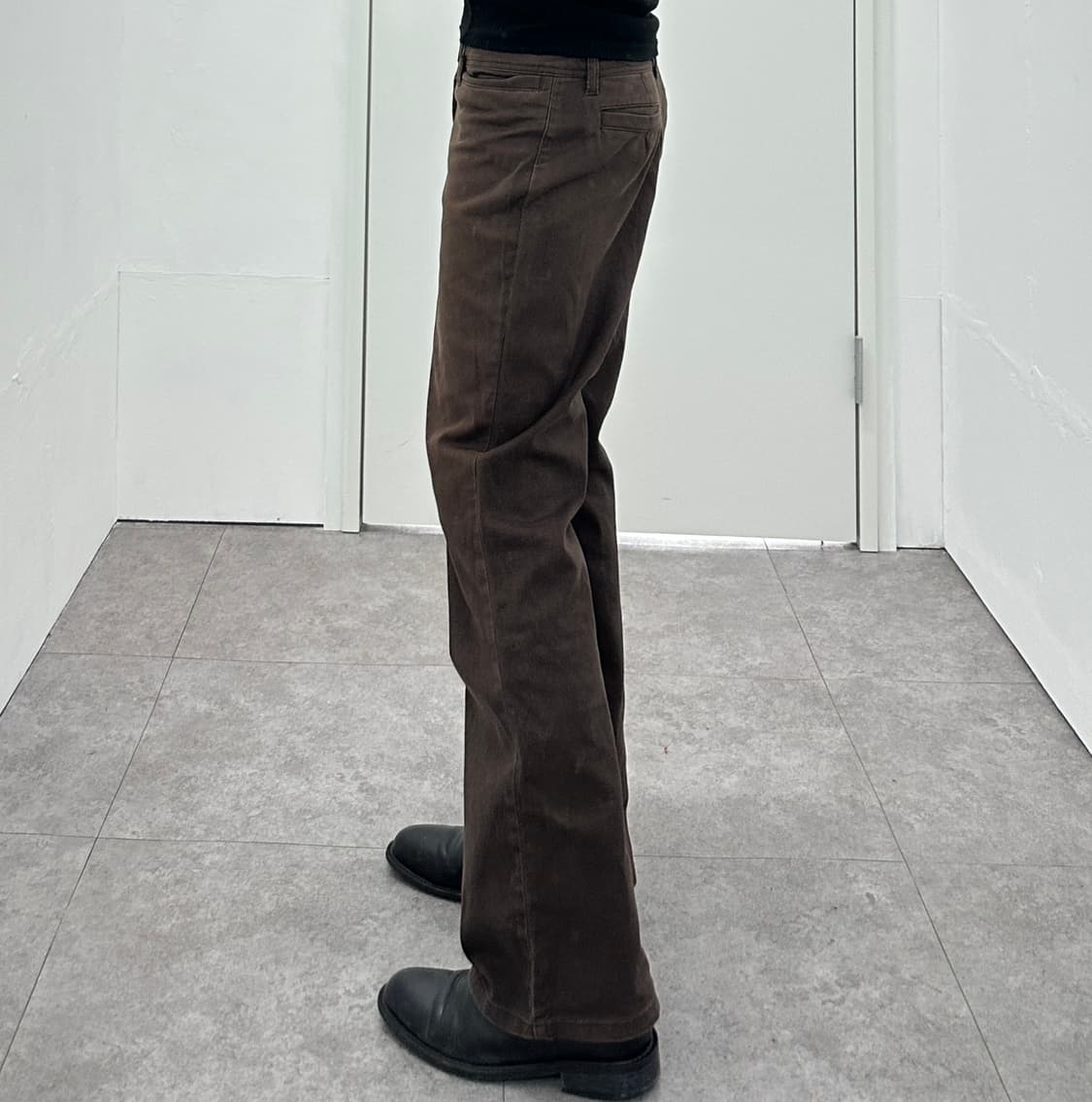 Flare Dark Brown Pants 상품이미지2