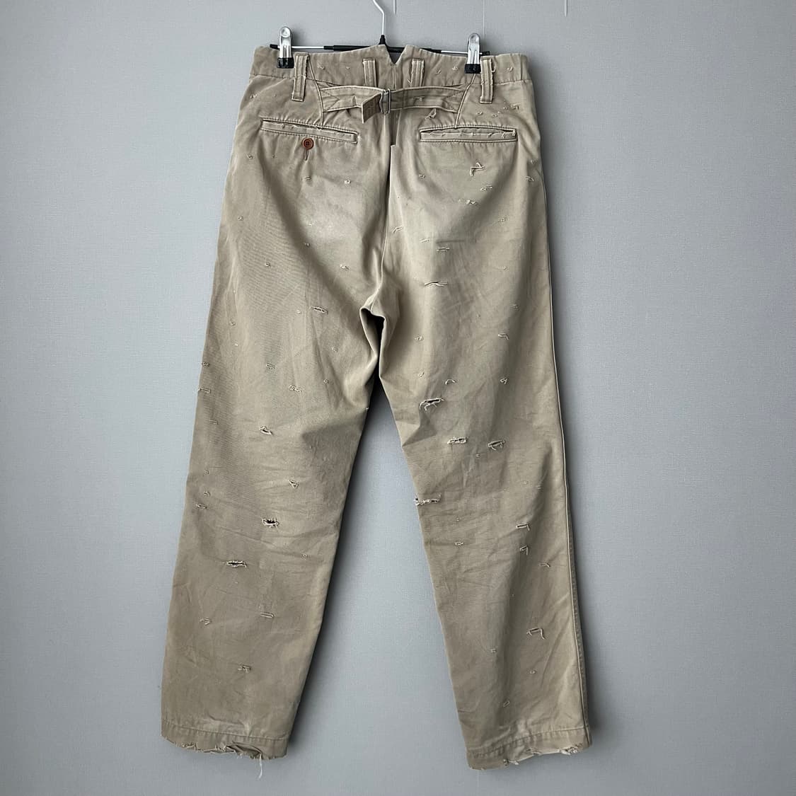 꼼데가르송 옴므 디스트레스드 팬츠 XS 상품이미지2