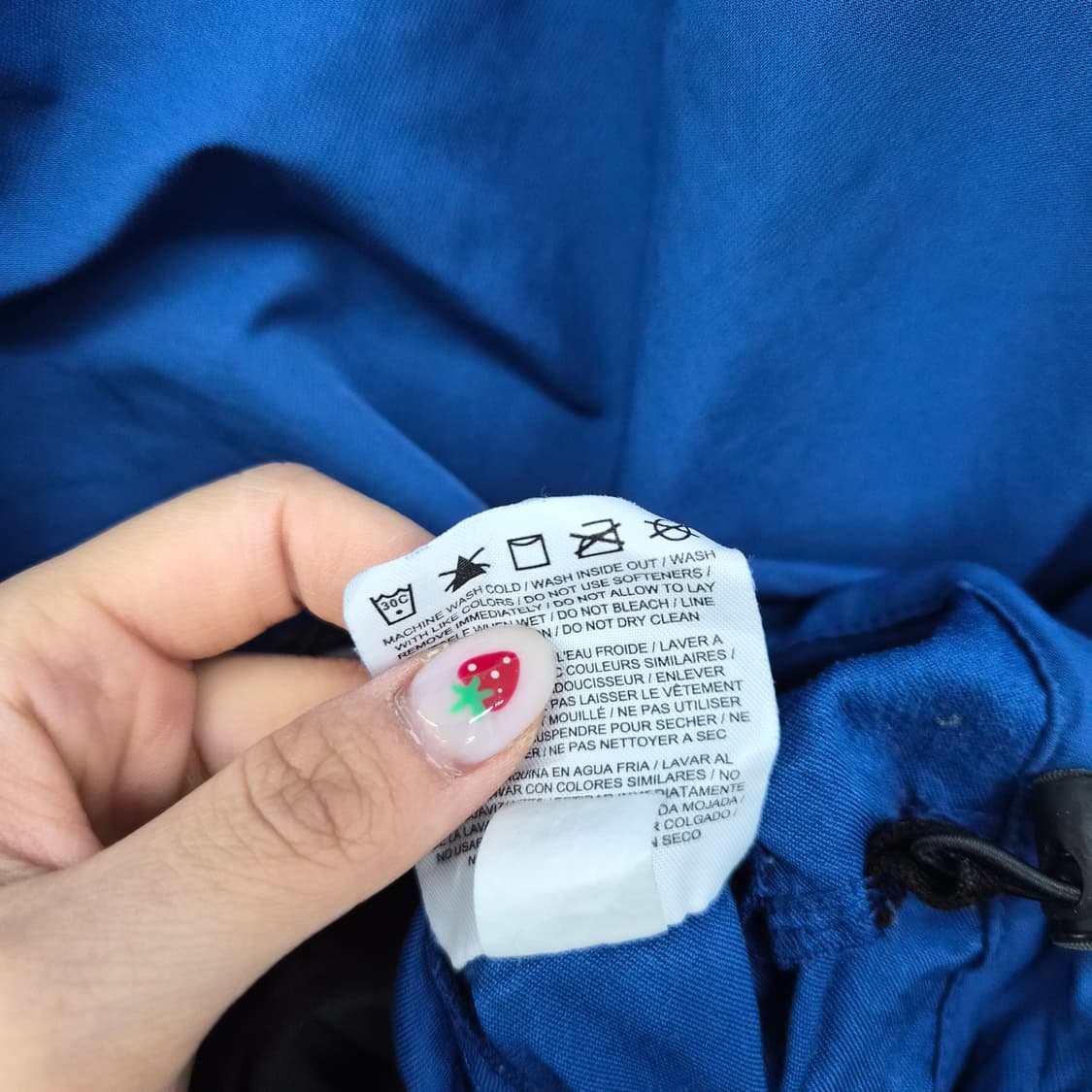 나이키 블루 아노락 바람막이 자켓 남성 XL 상품이미지4