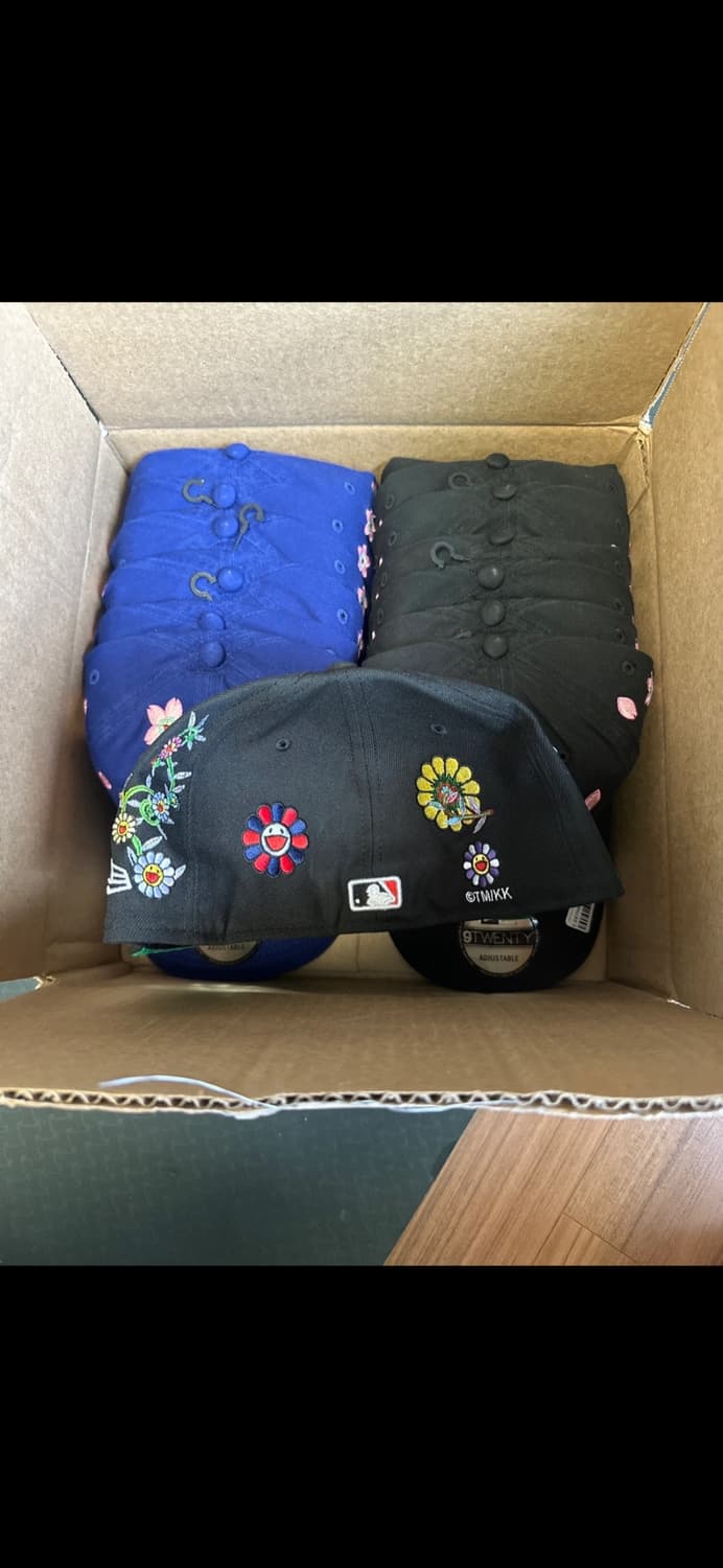 타카시 무라카미 도쿄 시리즈 컵스 모자 블랙 7 1/2 사이즈 상품이미지2