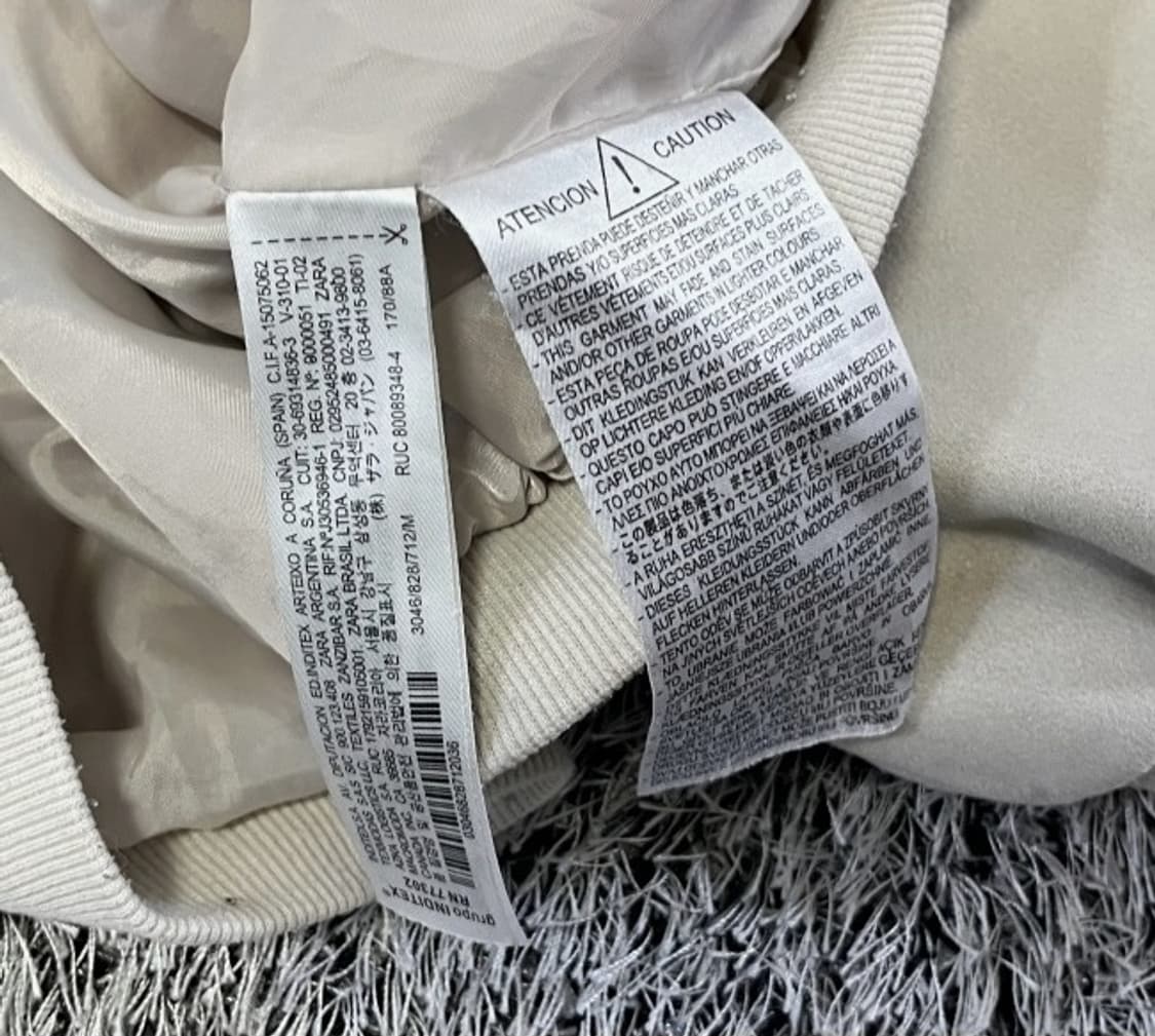 자라 여자 봄버 자켓 100~105 상품이미지4