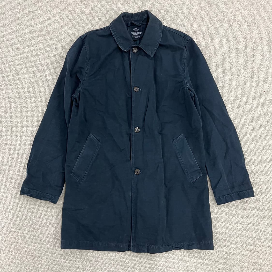 [M] SKU 세이브카키 코튼 트렌치 코트 자켓 0112M1 상품이미지1