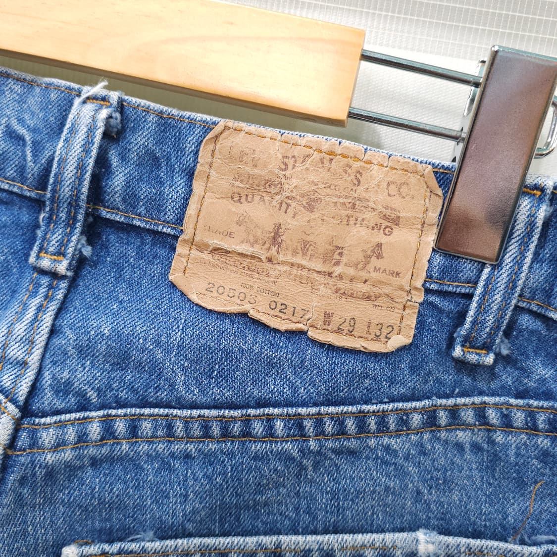 80s 리바이스 20503 0217 빈티지 데님팬츠- 27-28정도 상품이미지3