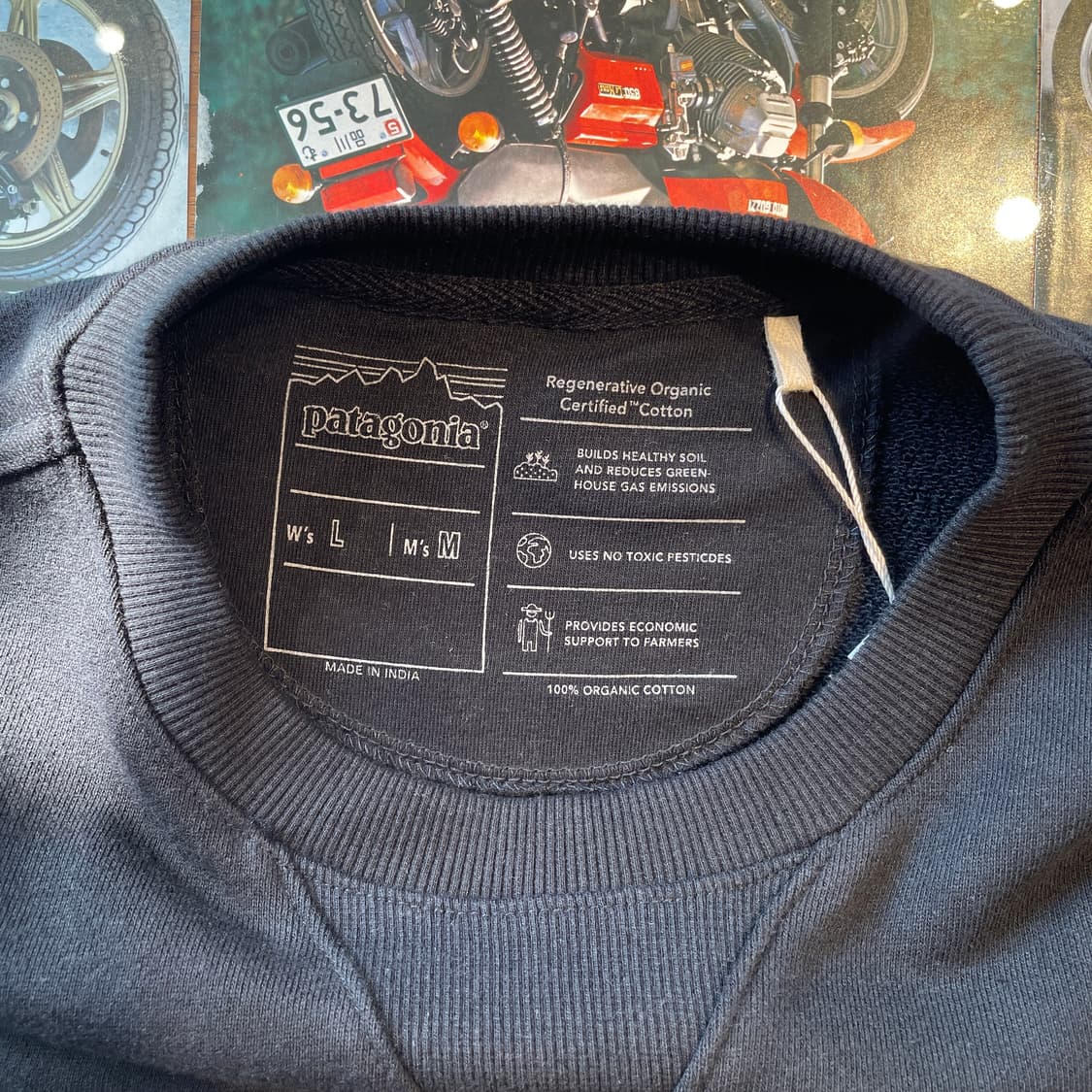 Patagonia Crewneck Sweatshirt M (Black) 상품이미지4