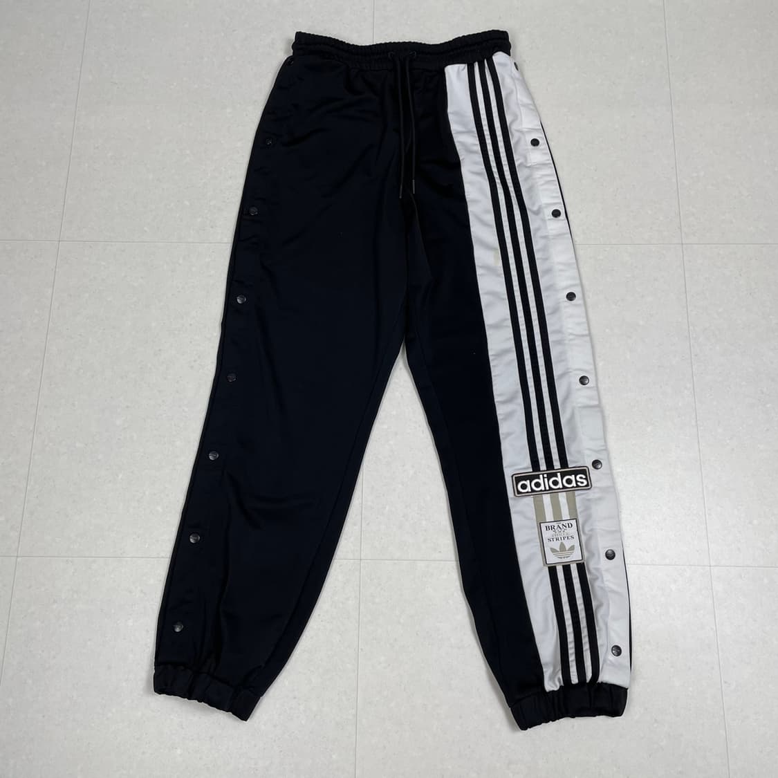 아디다스 Adidas 블랙 아디브레이크 스냅 트랙팬츠 XS 상품이미지1
