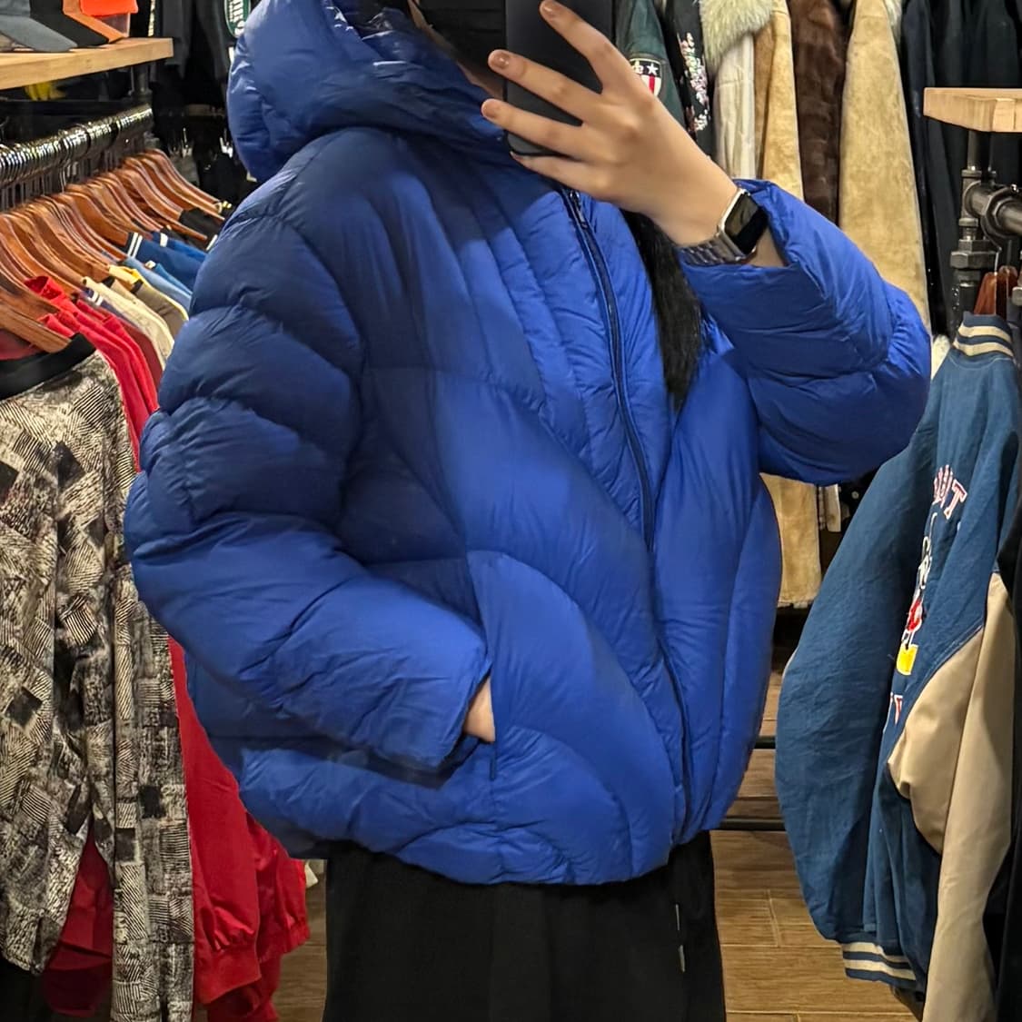 [HI] VTG 후드 경량 패딩 상품이미지4