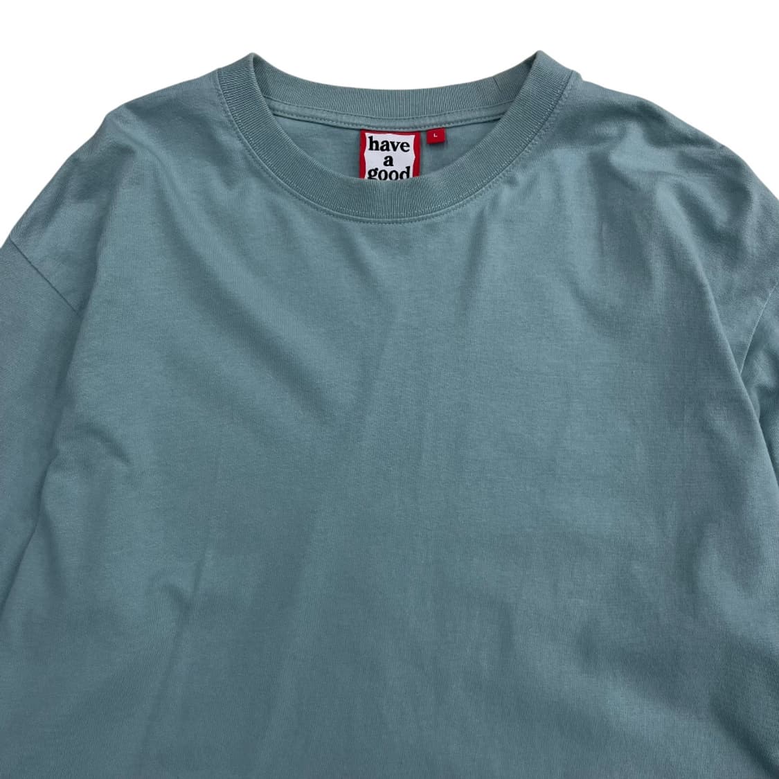 해브어굿타임 사이드로고 민트 롱슬리브 L 상품이미지5