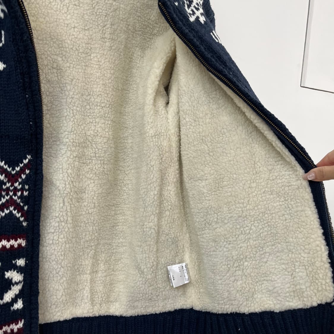 빔즈 하트 BEAMS HEART 노르딕 양털안감 후드집업 상품이미지6