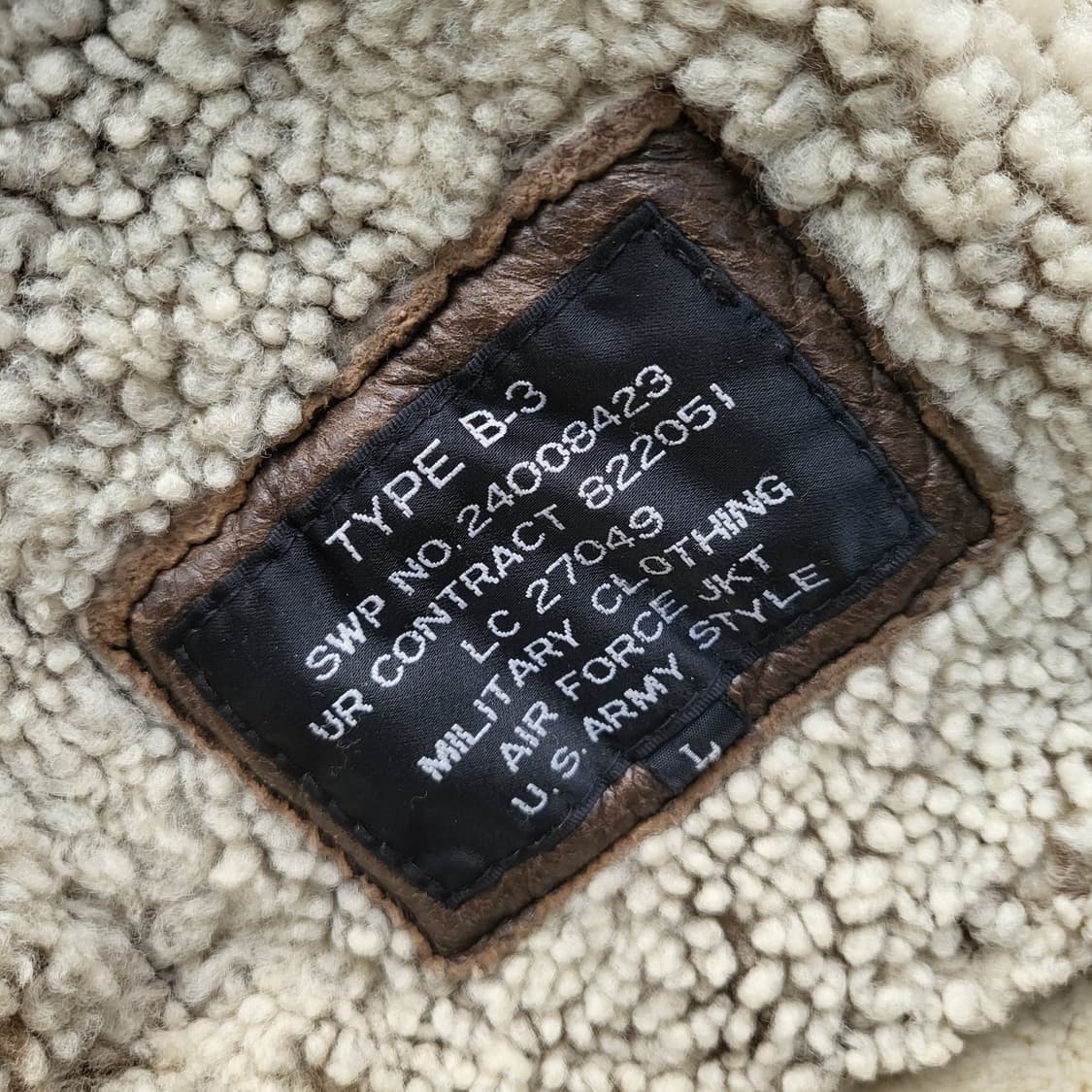 b-3 무스탕 L 상품이미지5