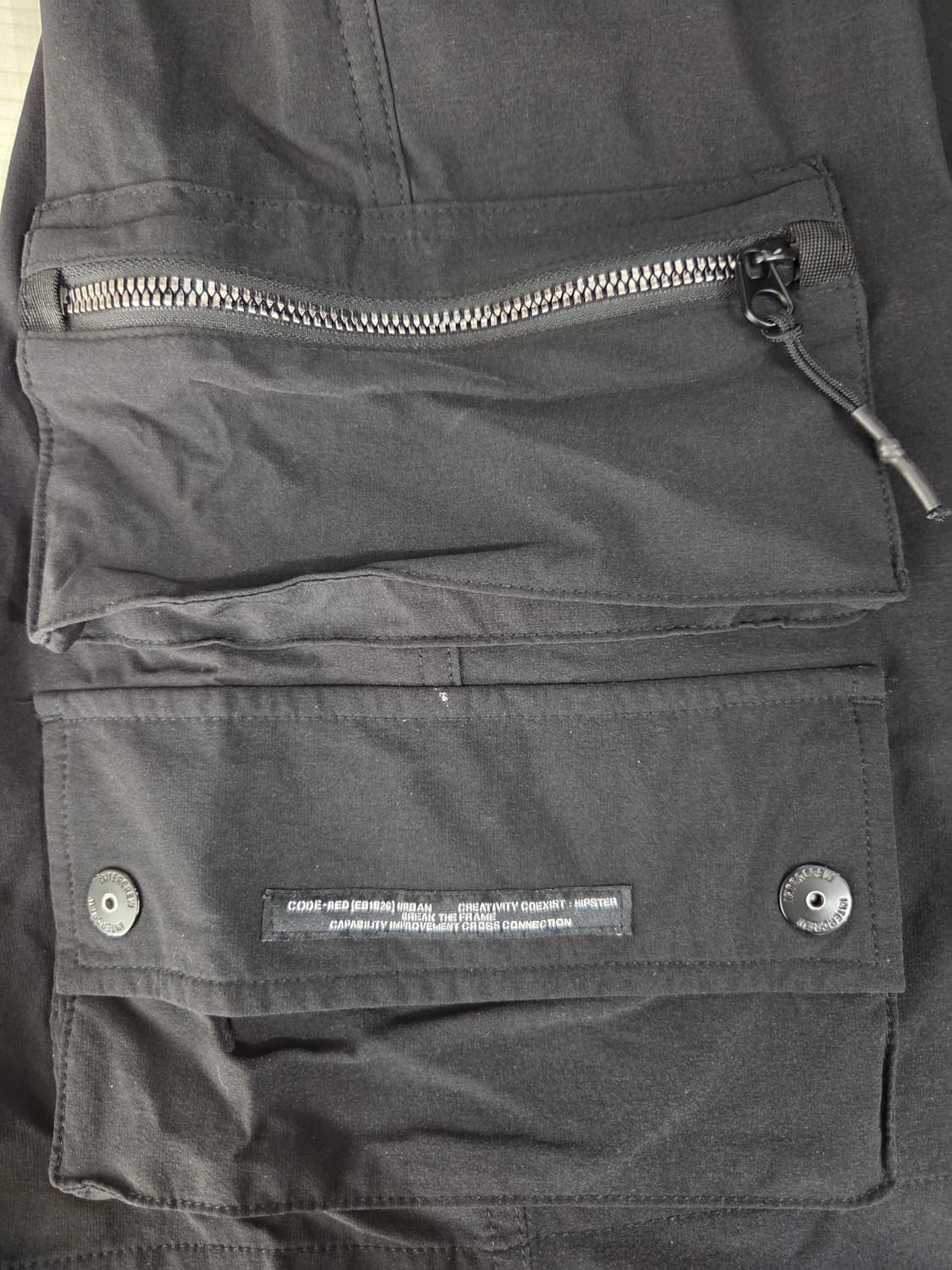 인터크루 블랙 카고 반바지 포켓 팬츠_76 상품이미지5