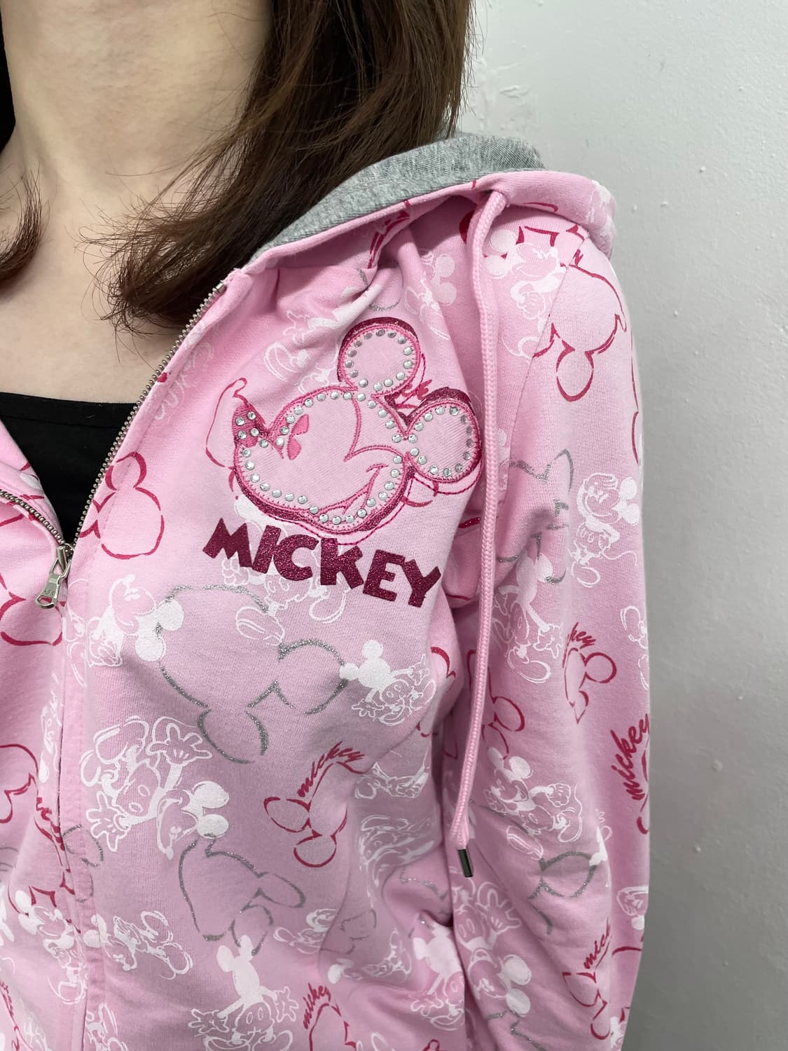 핑크 미키 핫픽스 후드집업🎀 상품이미지3