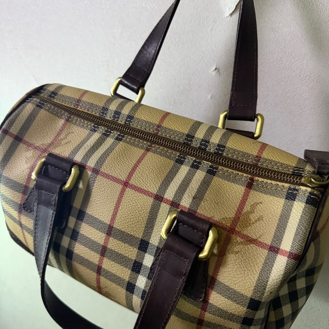 버버리 노바체크 PVC 보스톤 토트백 상품이미지5