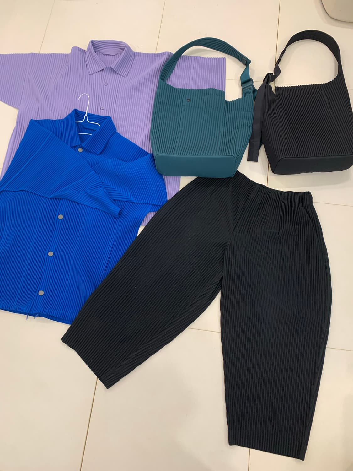 옴므플리세 국내 매장판 코치자켓 4 블루 상품이미지1