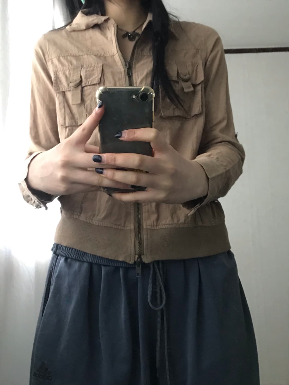 일본빈티지 베이지 포켓 자켓 상품이미지6