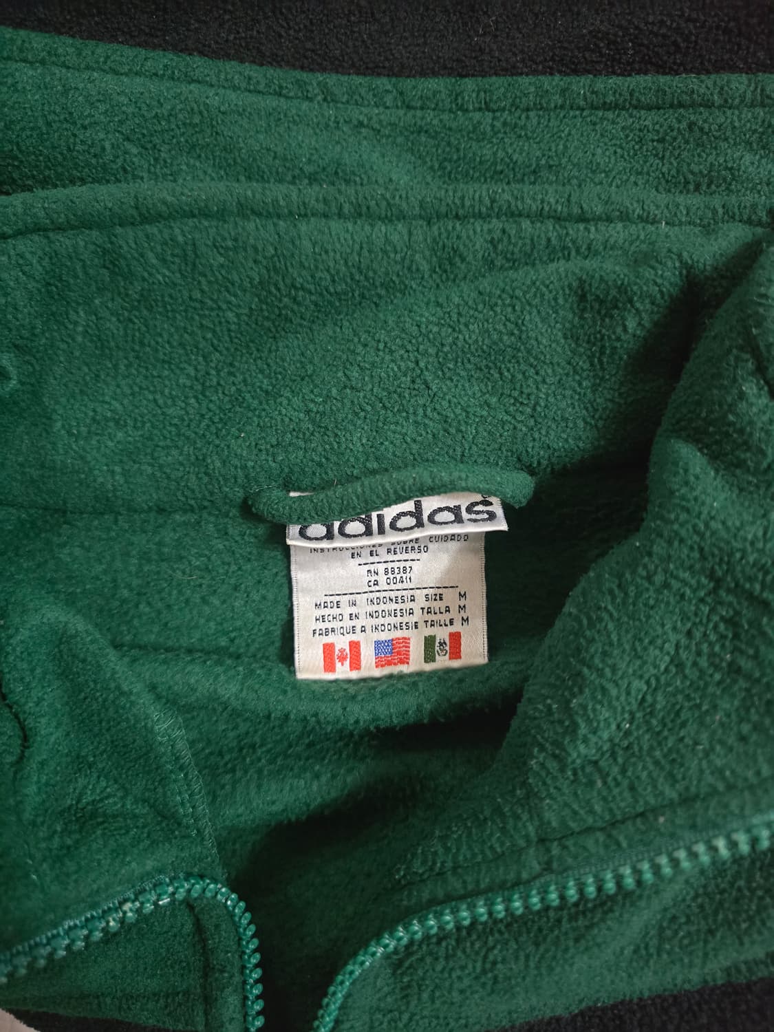 아디다스 올드스쿨 반집업 후리스 상품이미지4