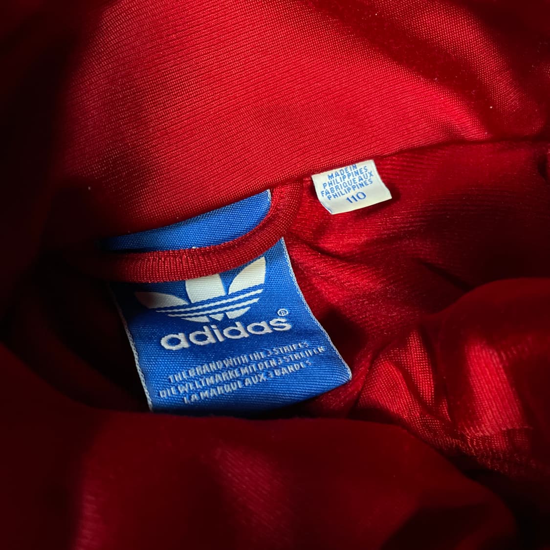 아디다스 대대장 레드 네이비 파이어버드 트랙탑 110 상품이미지5