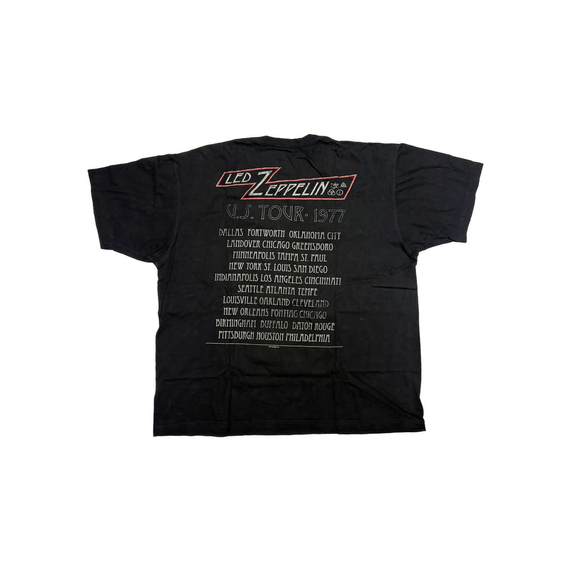 Led Zeppelin 77 tour tee Bootleg 2011 상품이미지2
