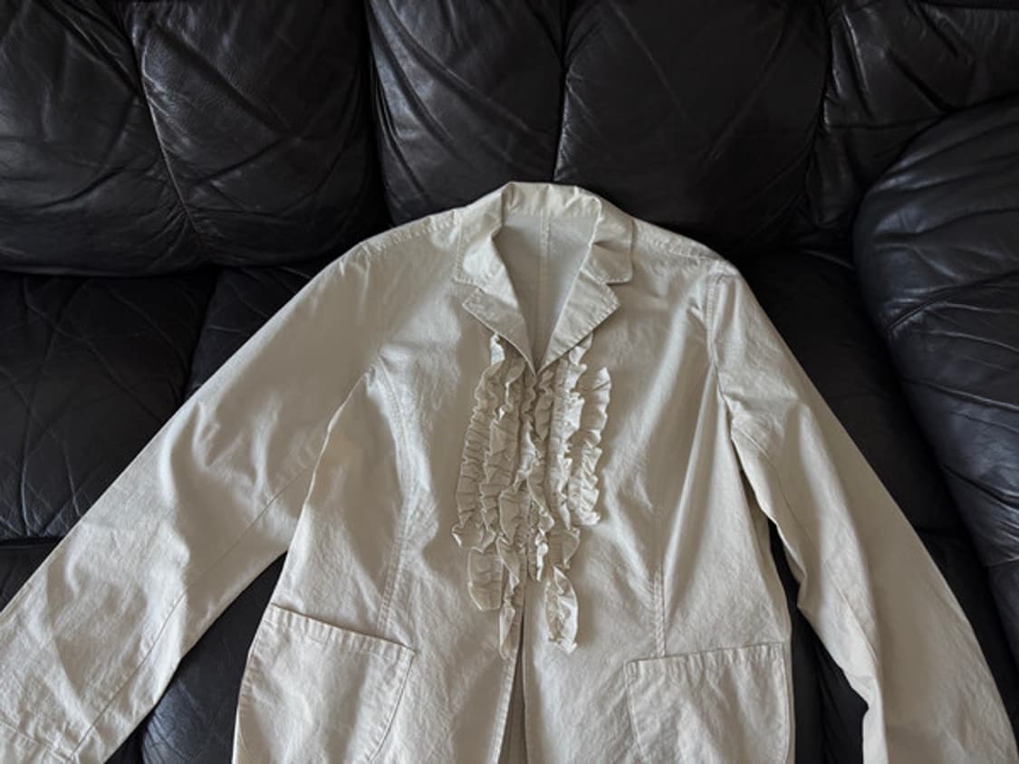 cream ruffle jacket 상품이미지6