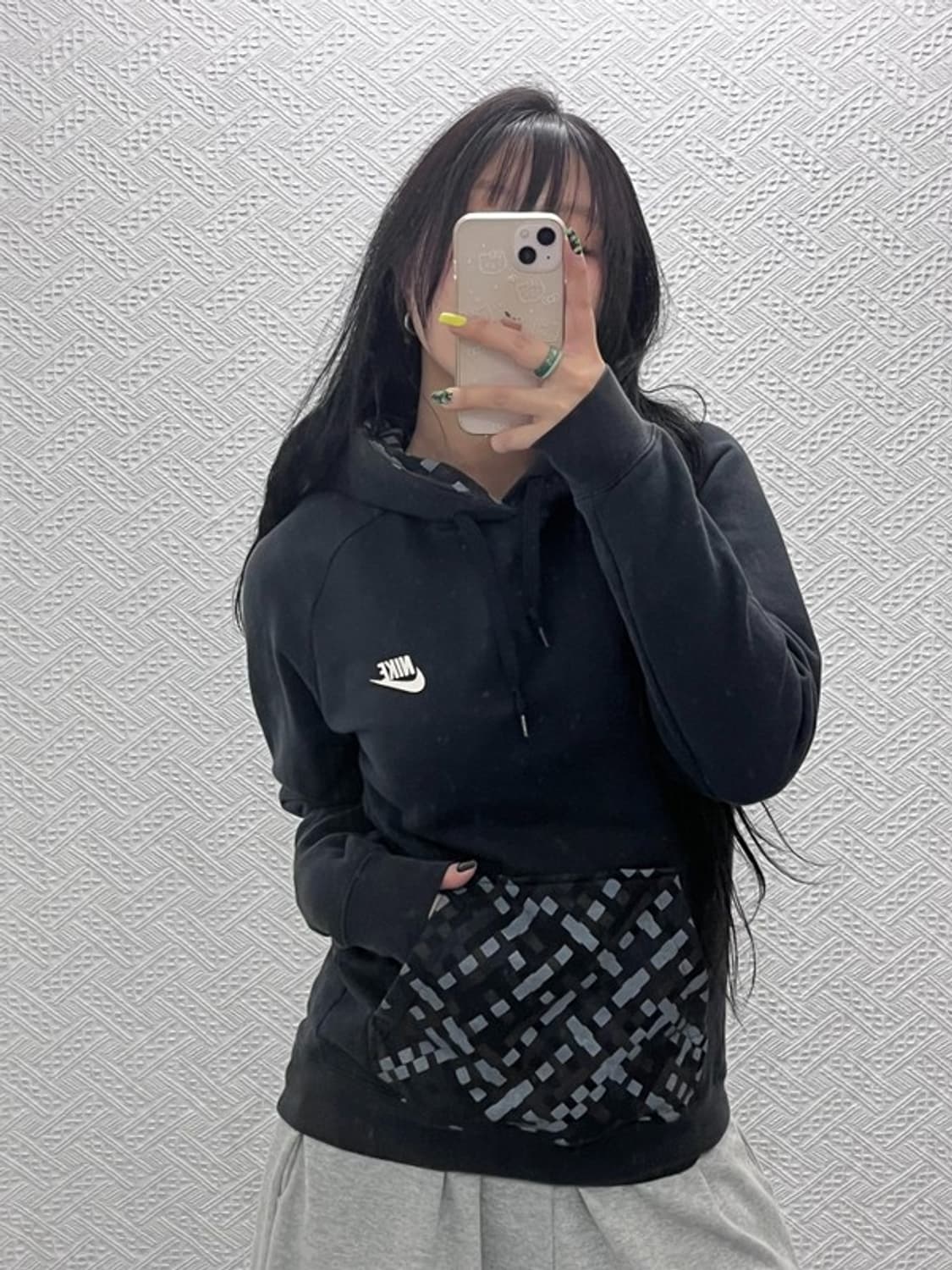 나이키 캐주얼 체커보드 후드티 90 C05534 상품이미지2