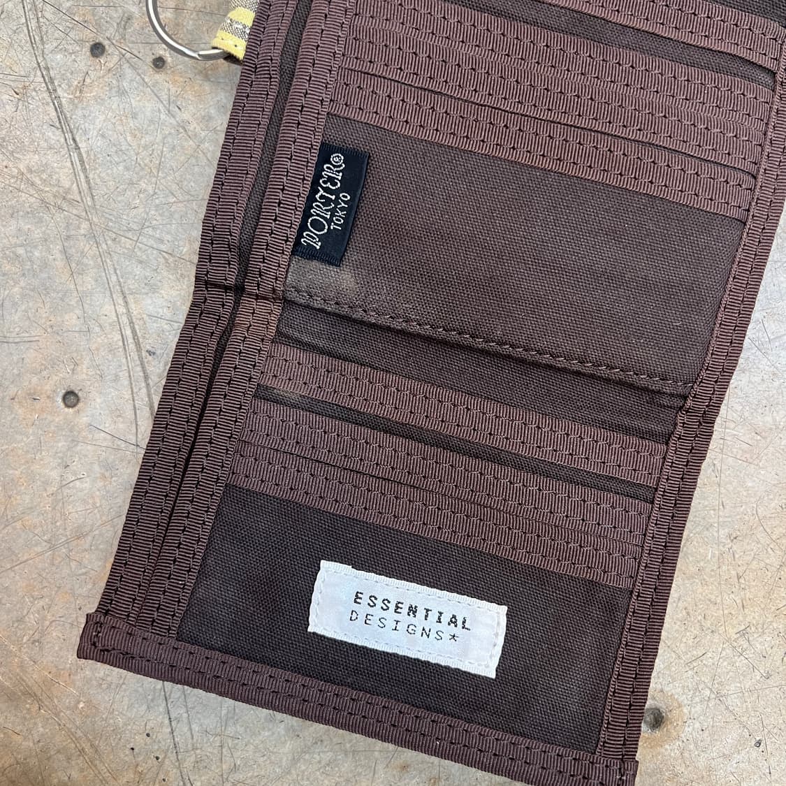 Porter x ESSENTIAL DESIGNS 체크 지갑 상품이미지8