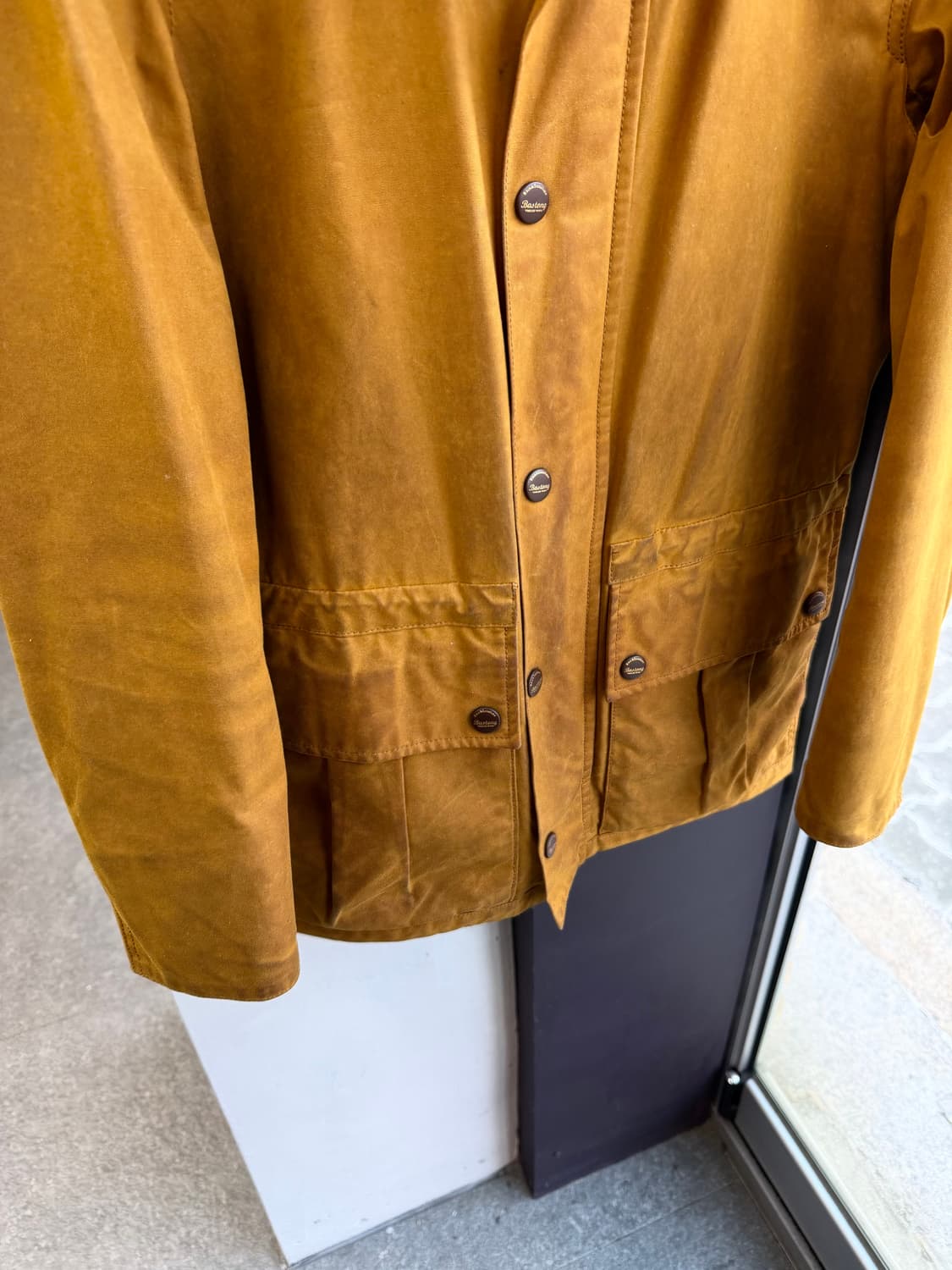 S/ 바스통 001 머스타드 왁스 자켓 상품이미지6