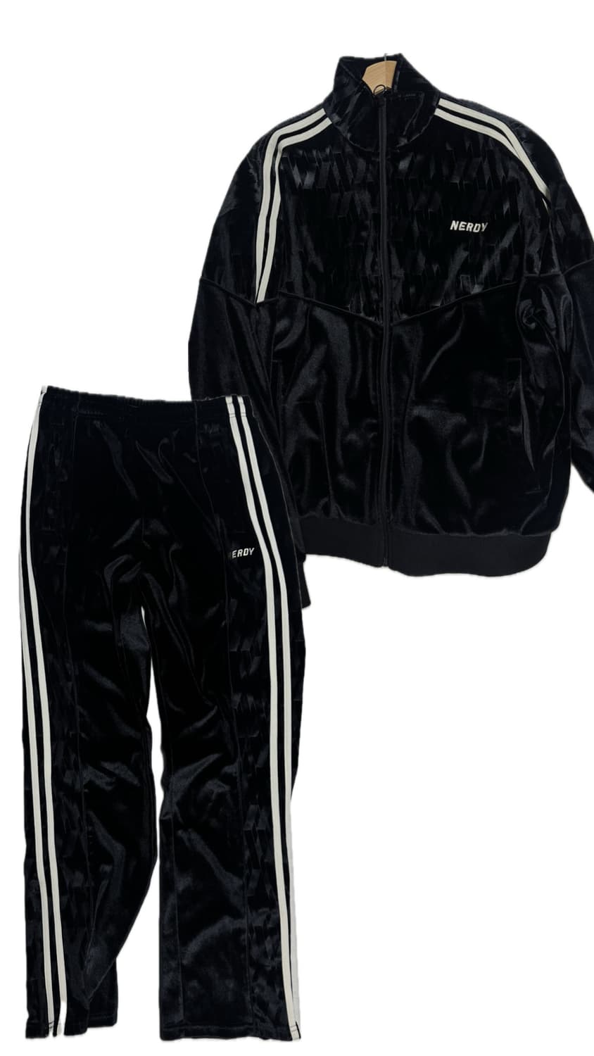 널디 벨벳 블랙 셋업 M 상품이미지1