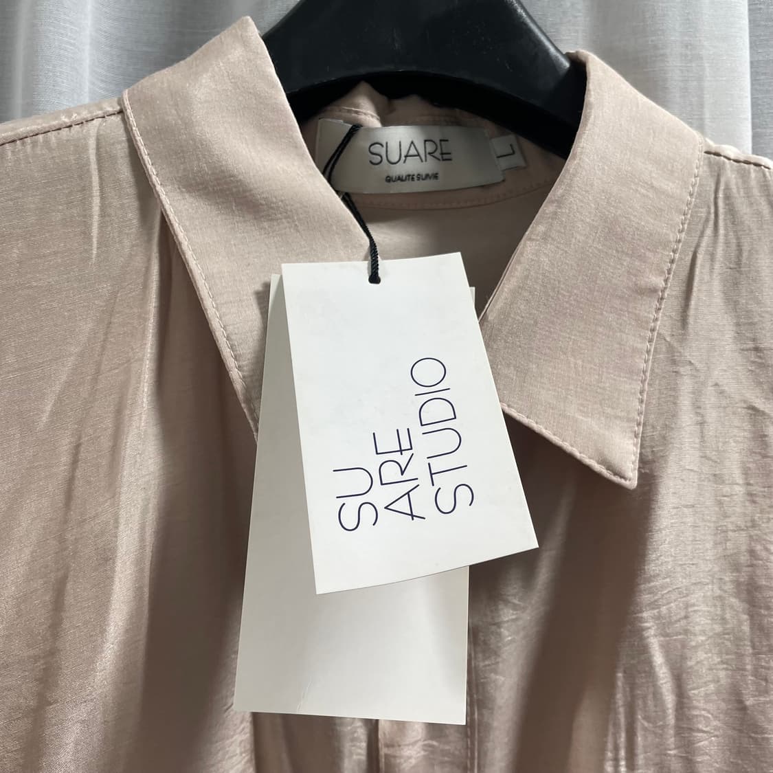 수아레/ 체스트 포켓 실켓 셔츠/ L 상품이미지9