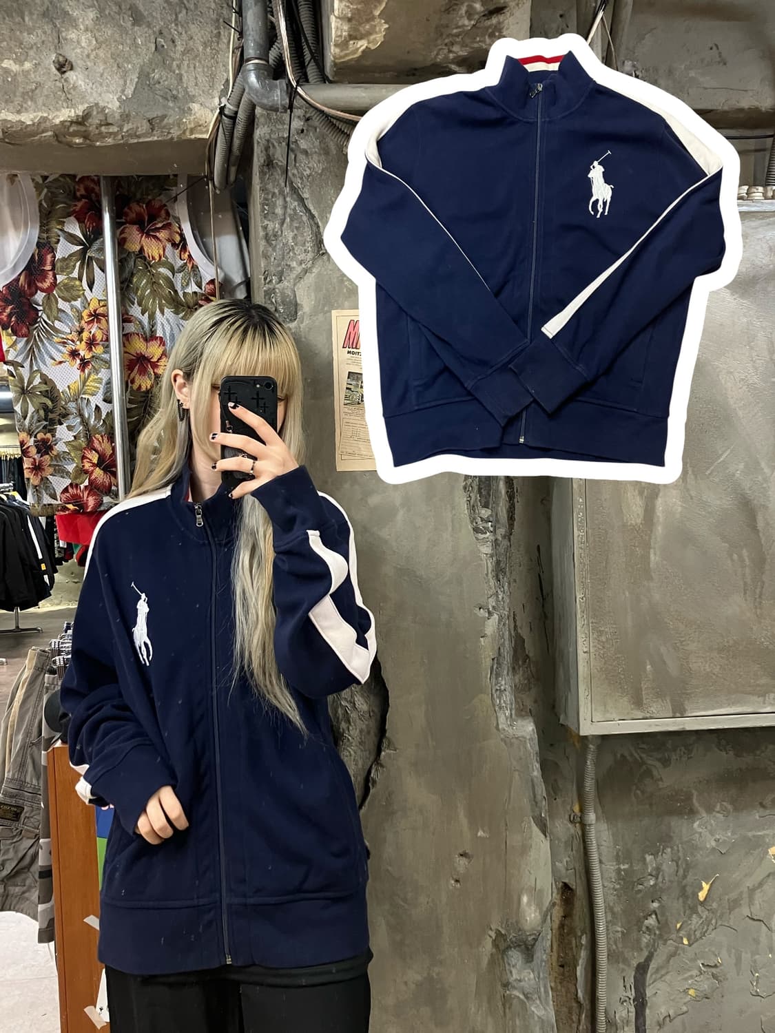 폴로 랄프로렌 져지 네이비  XL  #csz1136 상품이미지1