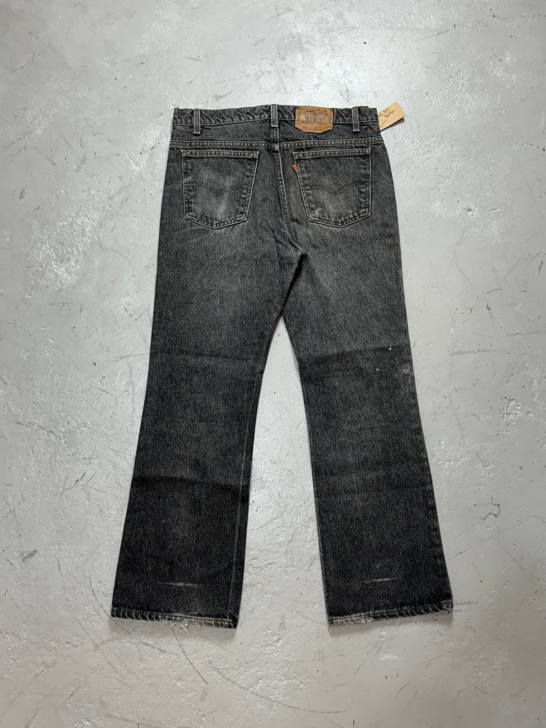 90's USA Made 리바이스 517 블랙 부츠컷 플레어진 상품이미지4
